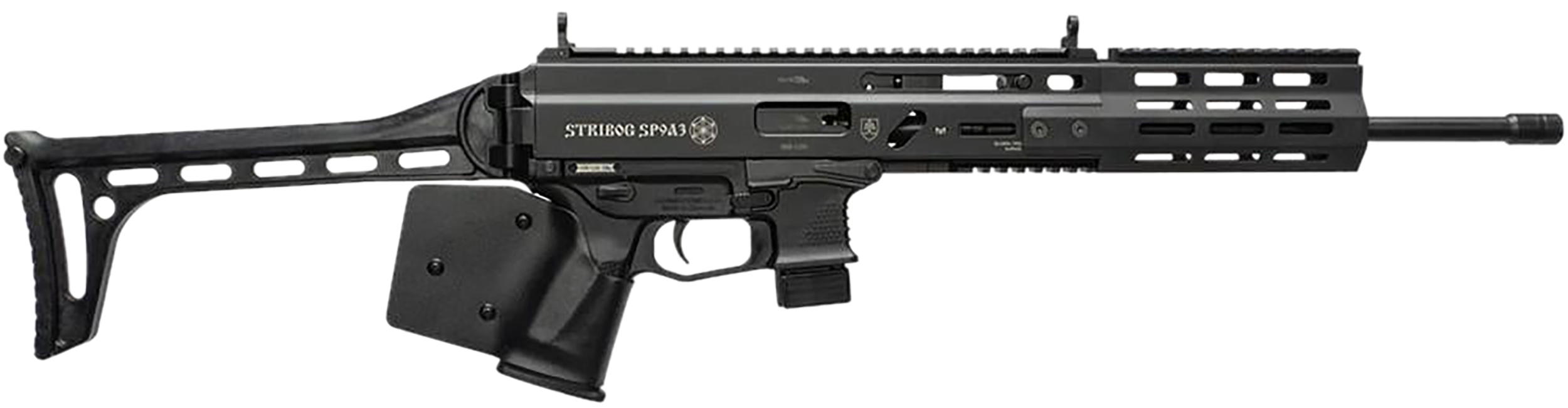 Global Ordnance LLC Grand Power Stribog SP9A3 9mm Luger 16" 10+1 Matte Finish