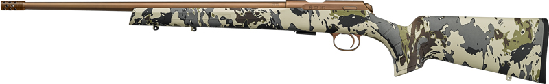 CZ 457 American Hunter 22 Long Rifle 20" 5+1 Bronze Cerakote Veil Camo