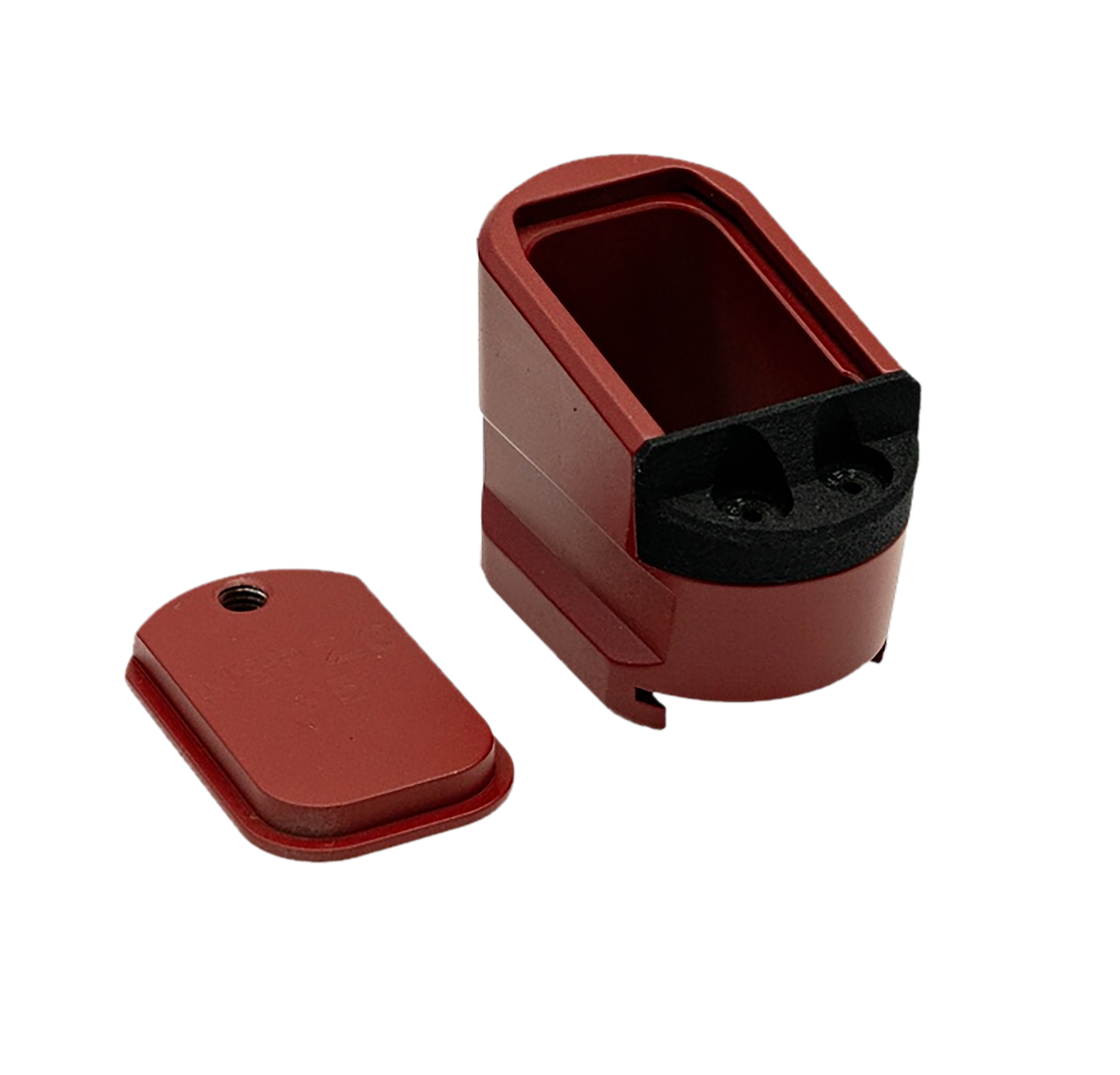 Shield Arms MPME5RED Magazine Extension 5rd Compatible with M&P 2.0 Red Anodized Aluminum