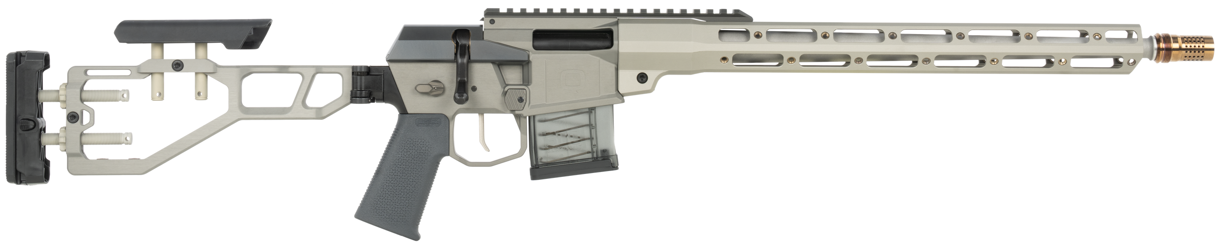 Q LLC Mini Fix 300 AAC Blackout 16" 6.60 lbs Anodized Tapered Threaded Barrel