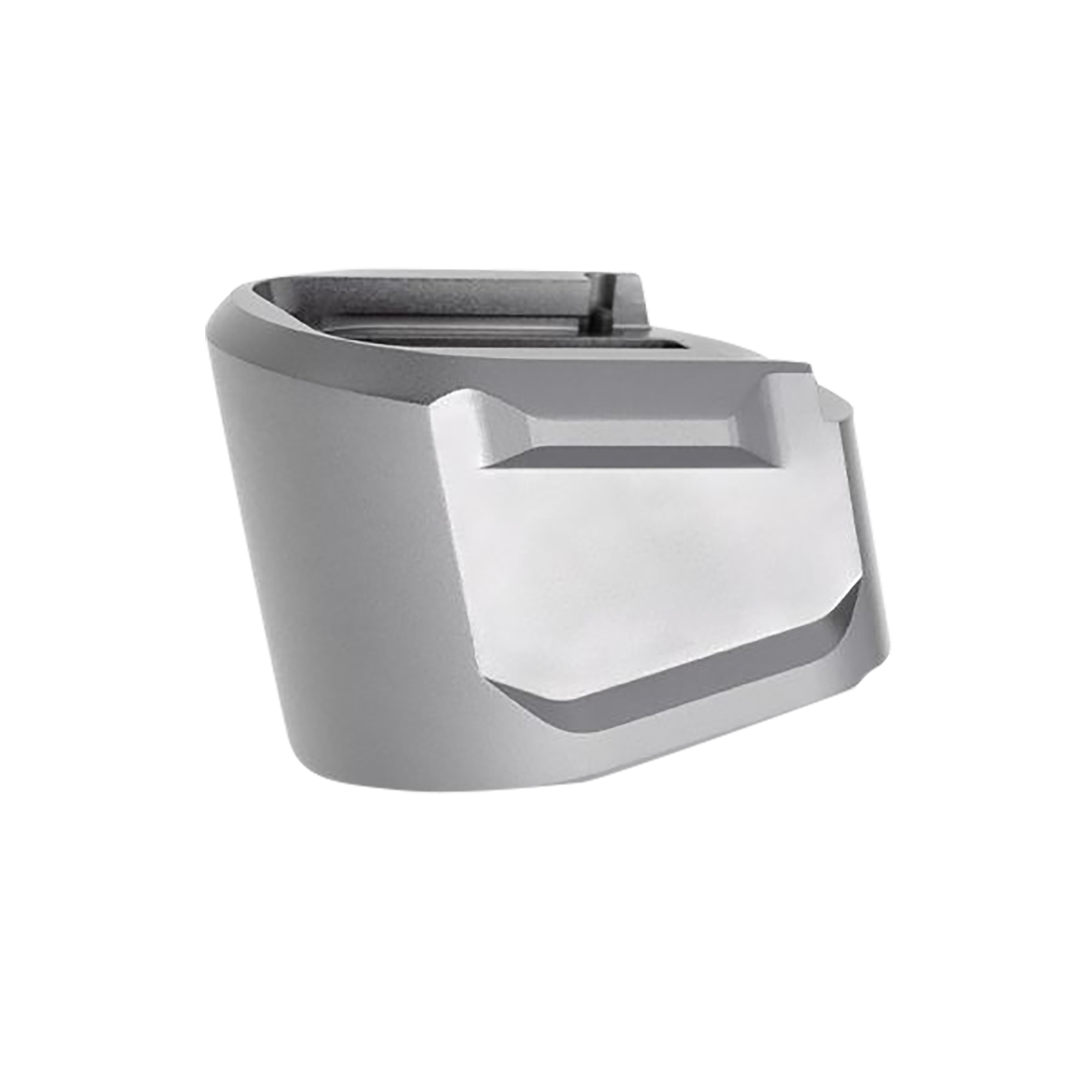 Tyrant CNC Magazine Extension 5rd 9mm Fits Springfield Echelon Grey Aluminum