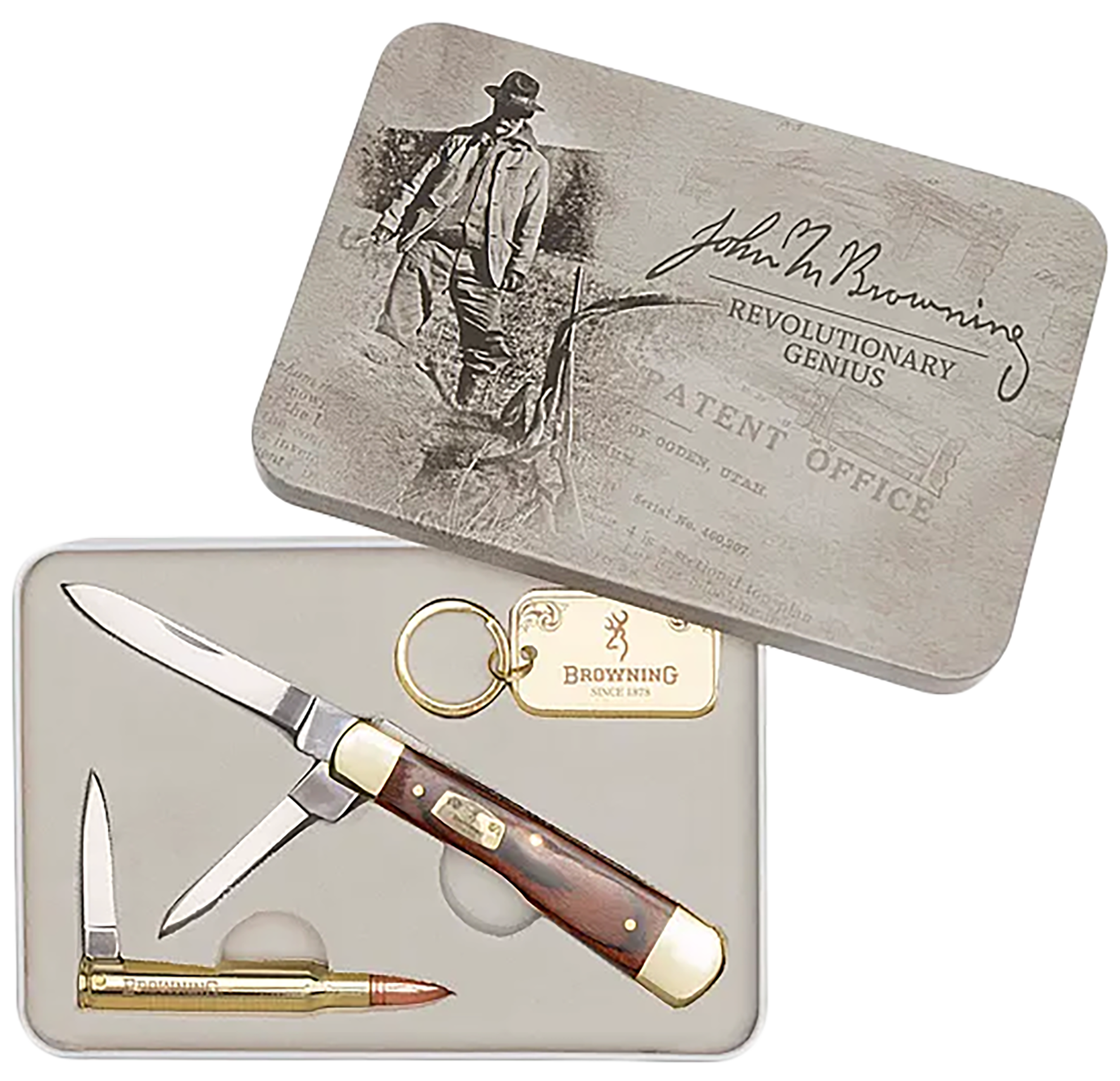 Browning 003220576 John M Browning 25 Gift Tin