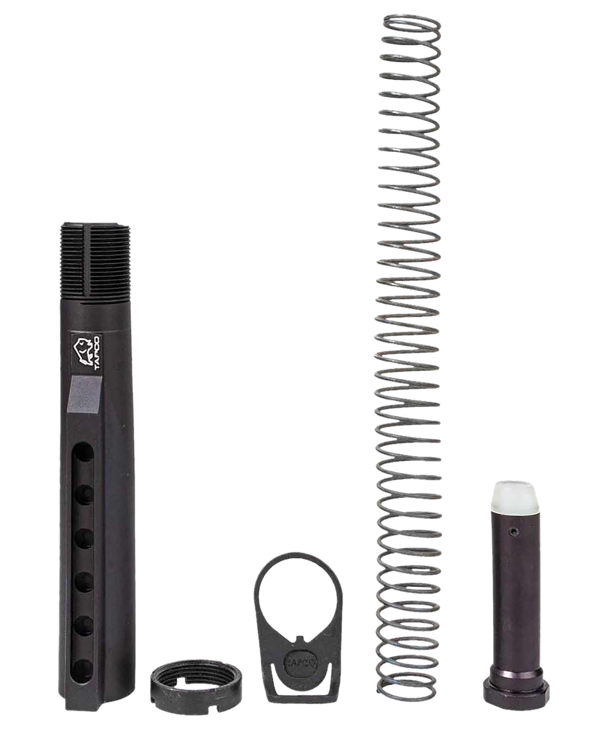 Tapco Buffer Tube Kit Ar15 6Position Carbine Buffer Endplate Sling Adapter