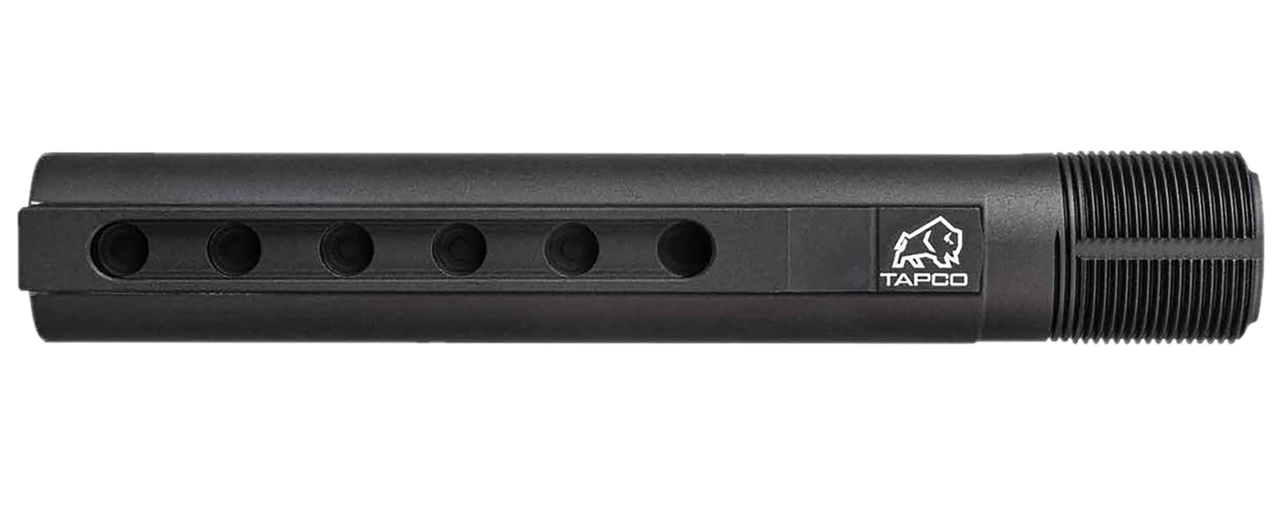 Tapco TAP22057 Buffer Tube 6 Position AR-15 Anodized Mil-Spec Diameter Collapsible Stock Compatible