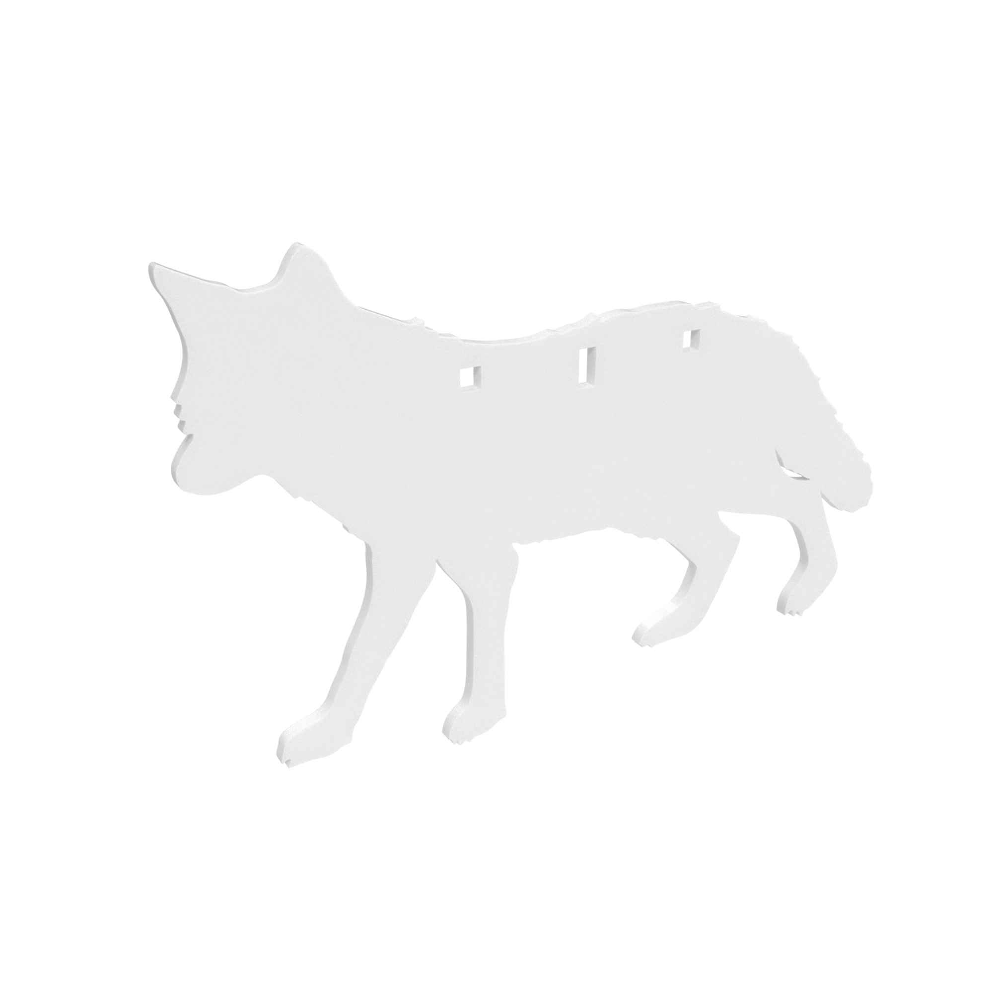 Birchwood Casey BC-47711 Centerfire Silhouette Coyote 3/8" AR500 Steel Target