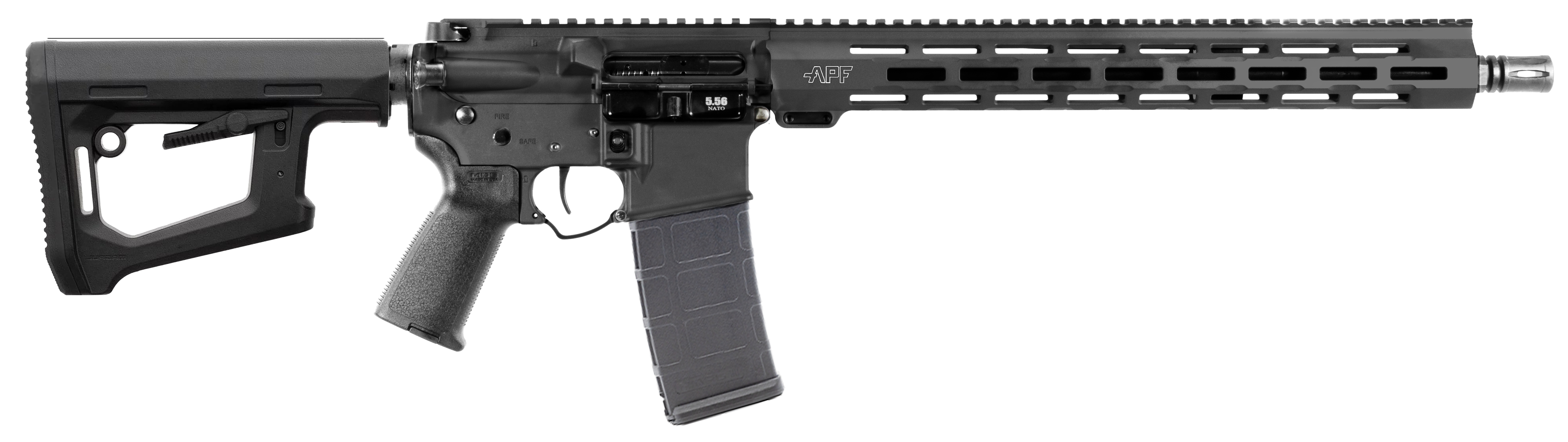 Alex Pro Firearms APF 5.56 NATO Fury 16in 30rd Cerakote Gray Finish