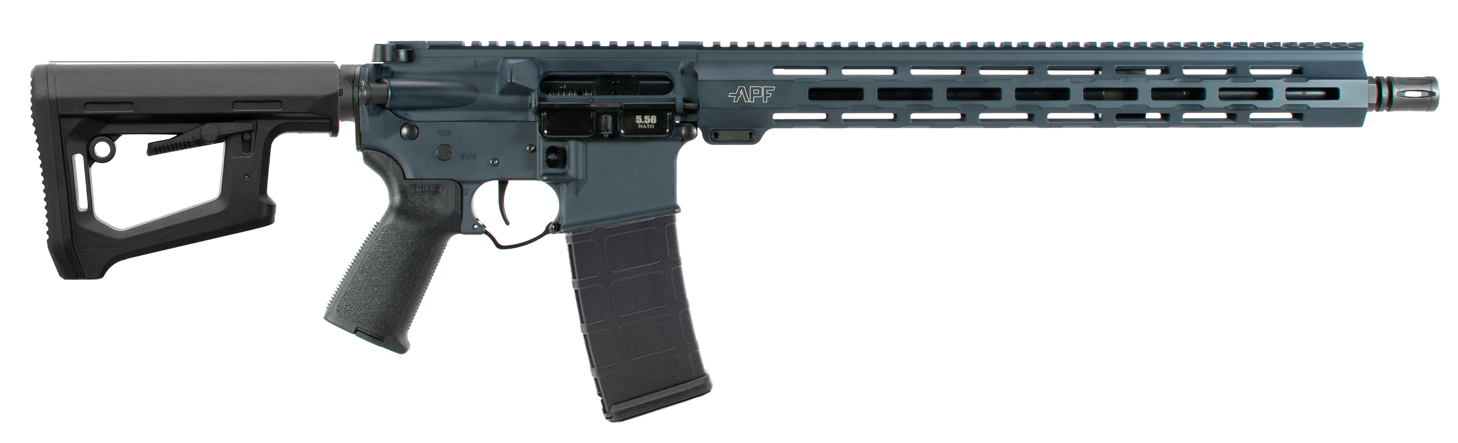 Alex Pro Firearms APF Fury 5.56 NATO 16in 30rd Stealth Gray Cerakote