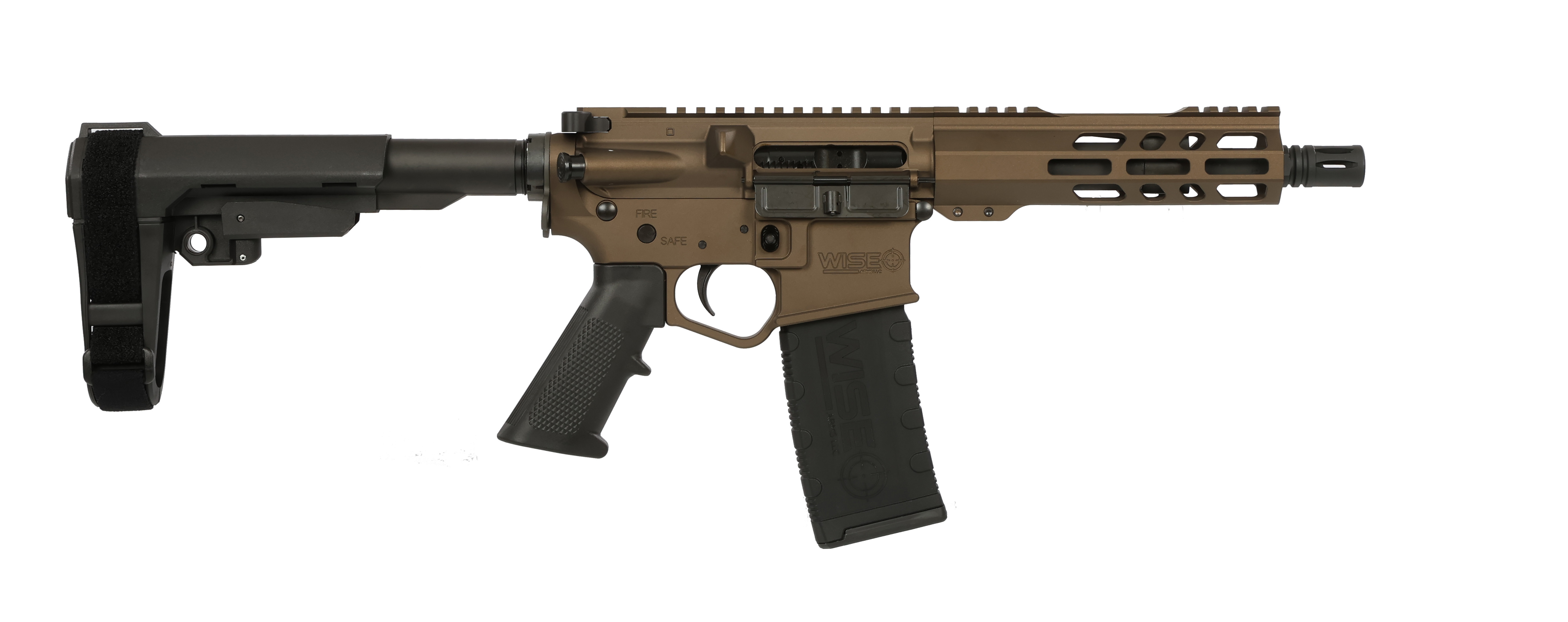 Wise Arms WA-15B 5.56x45mm NATO 7.5 Inch Semi-Automatic Pistol