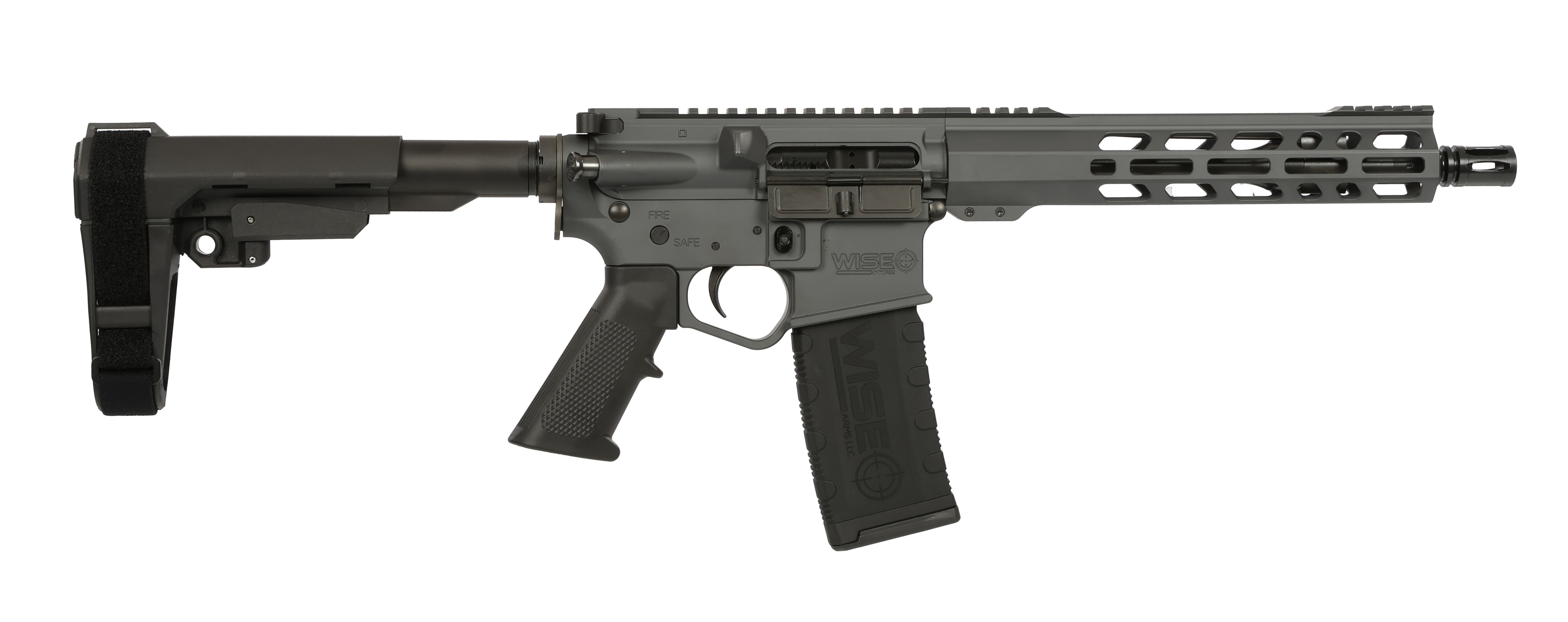 Wise Arms WA-15B 5.56x45mm NATO 10.5 Inch Gray Semi-Automatic Pistol