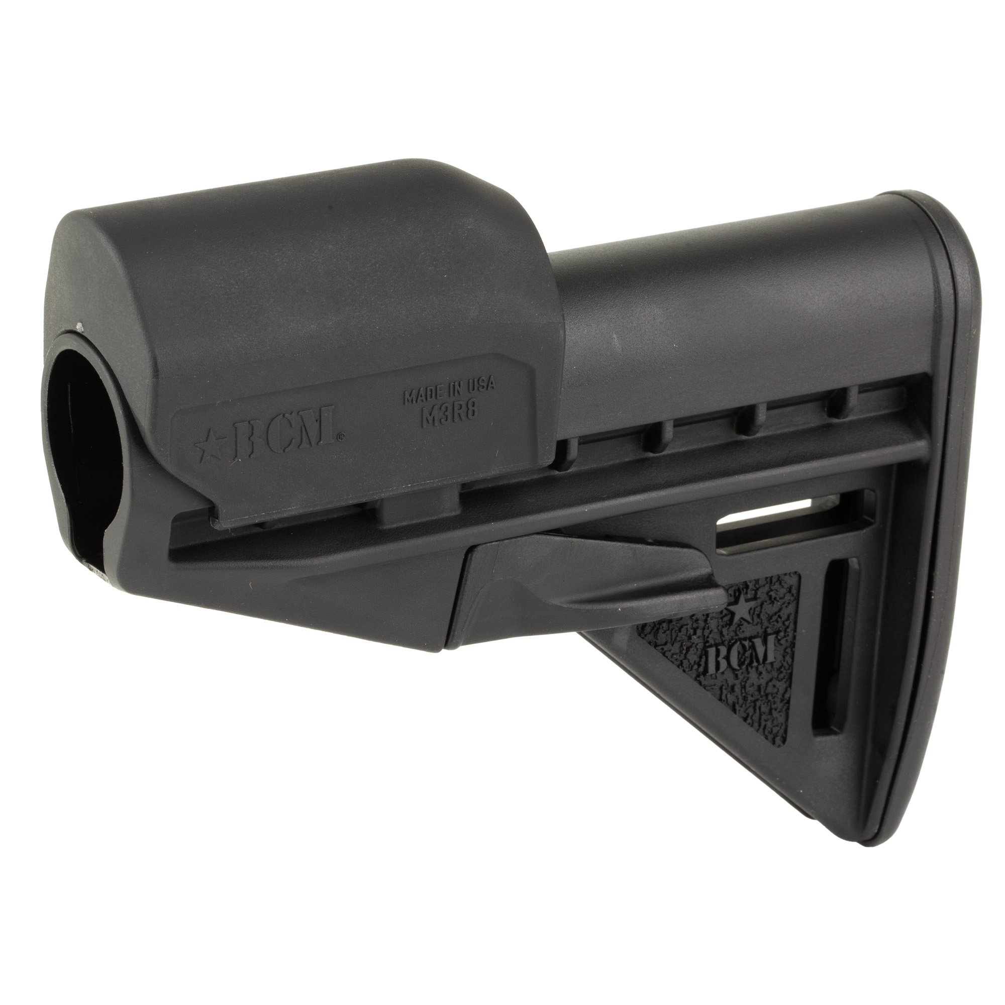 Bravo Company USA Mod 3 Stock with Riser for AR Rifles Six Mounting Positions
