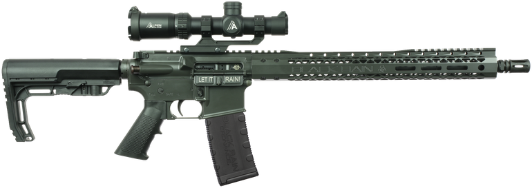 Black Rain Ordnance BROROTROPT02  w/Optic 223 Rem/5.56 NATO 16"