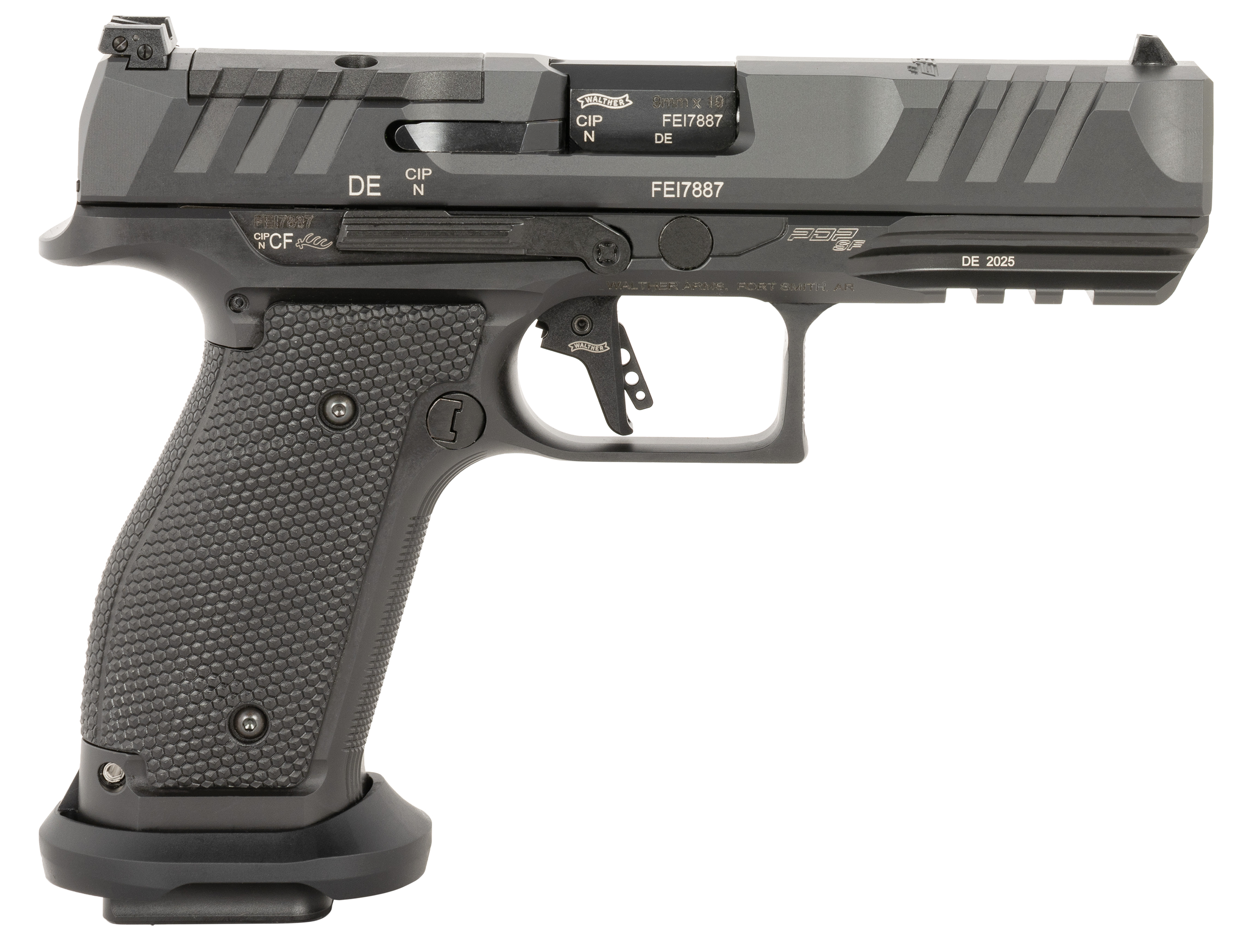 Walther Arms PDP Pro 9mm Luger 4.5" 20+1 Optic Ready/Serrated Steel Slide