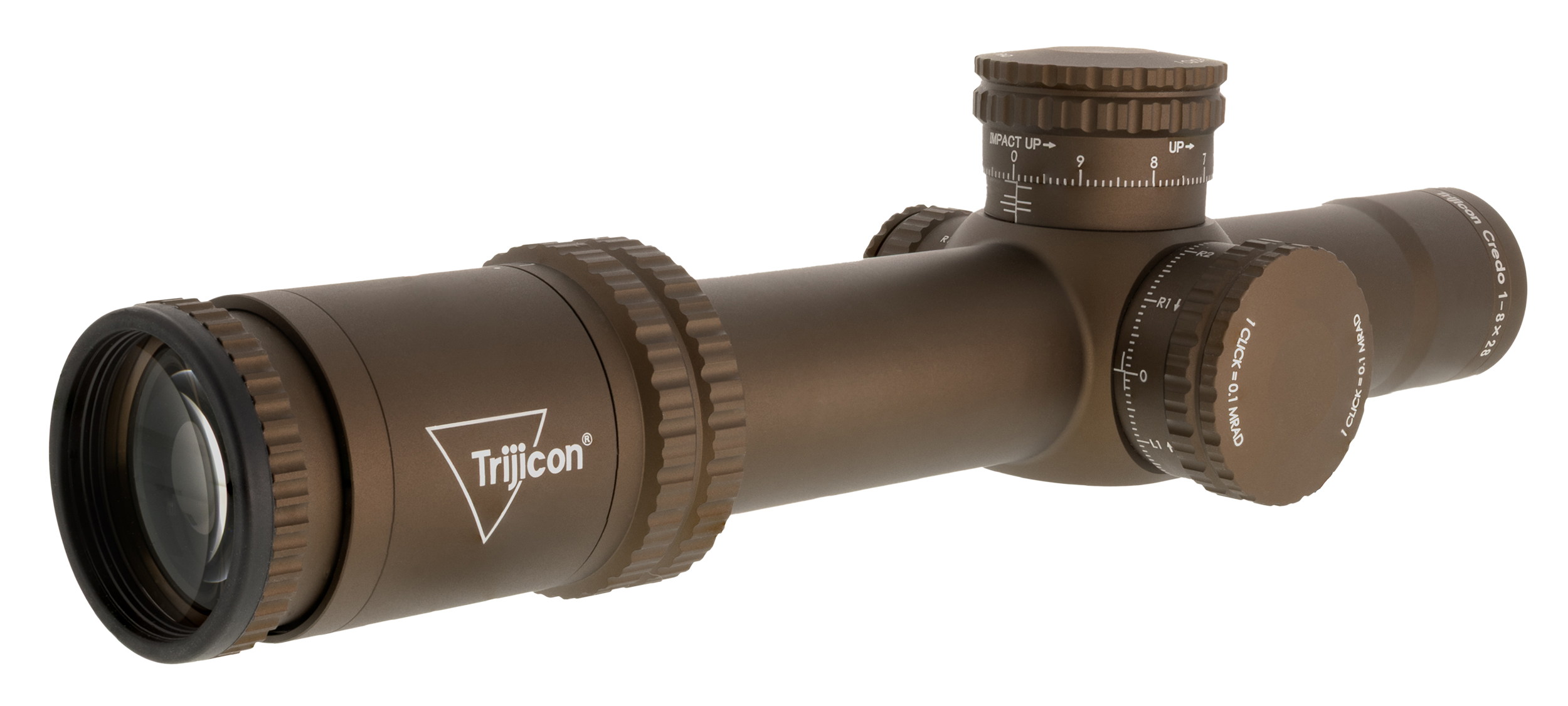 Trijicon Credo 1 8x28 MRAD Rifle Scope Circle Dot Reticle 34mm Tube