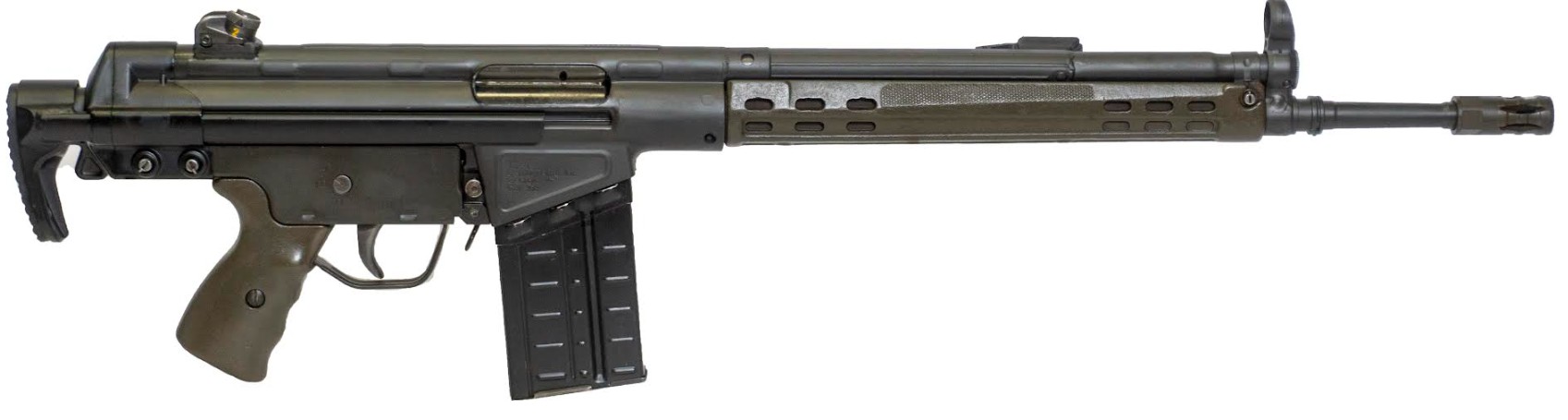 Century Arms CA-3 7.62x51mm NATO 18in Threaded Barrel 20rd Black/OD Green
