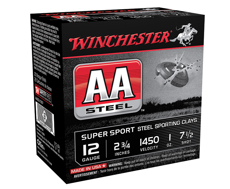 Winchester AA SteelTgt 12 Gauge Steel Shot 1 Ounce 25 Rounds