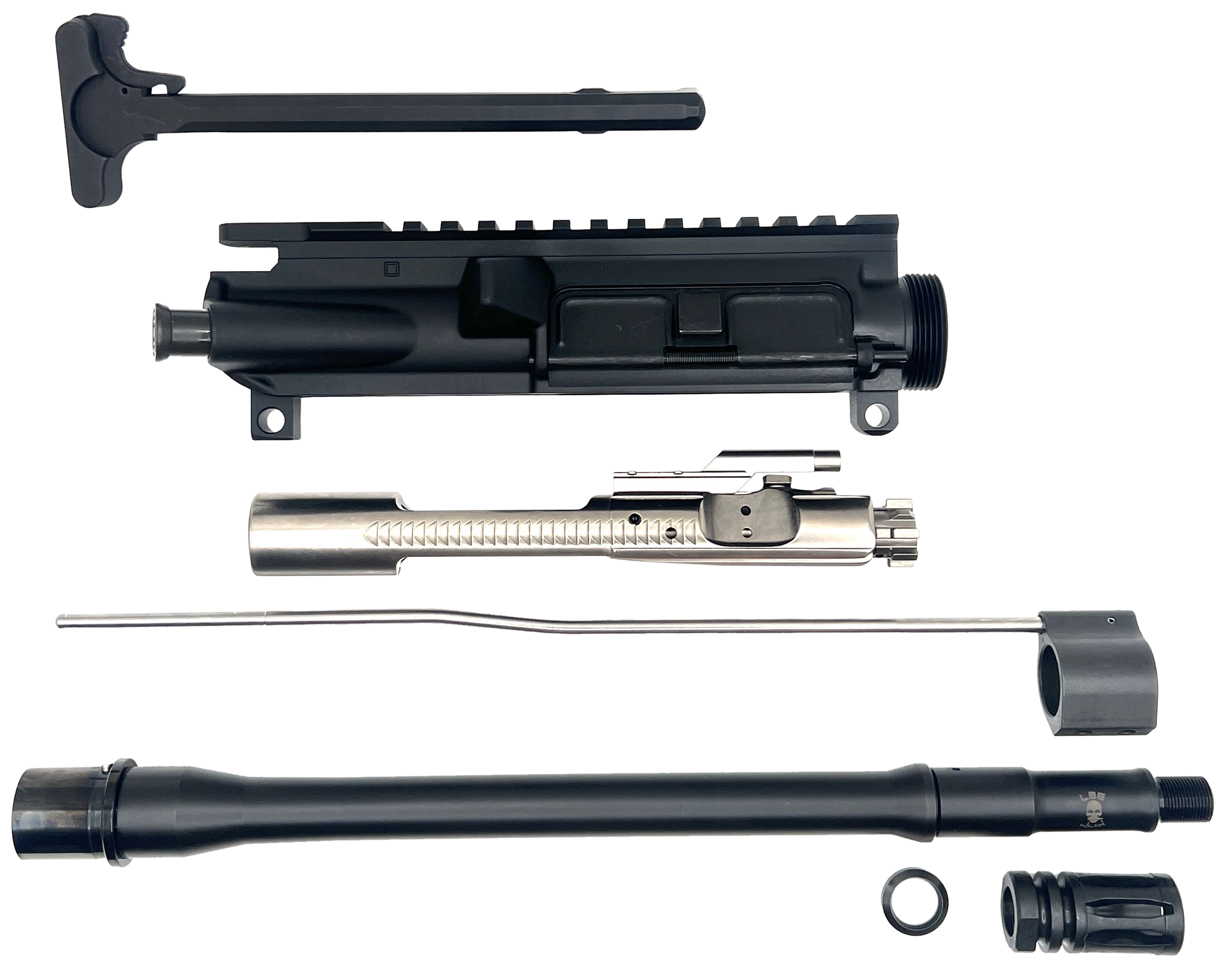 Lbe Unlimited Ar125rbk 12.5in CHF Barrel 223 Rem Pistol Length Upper Build Kit