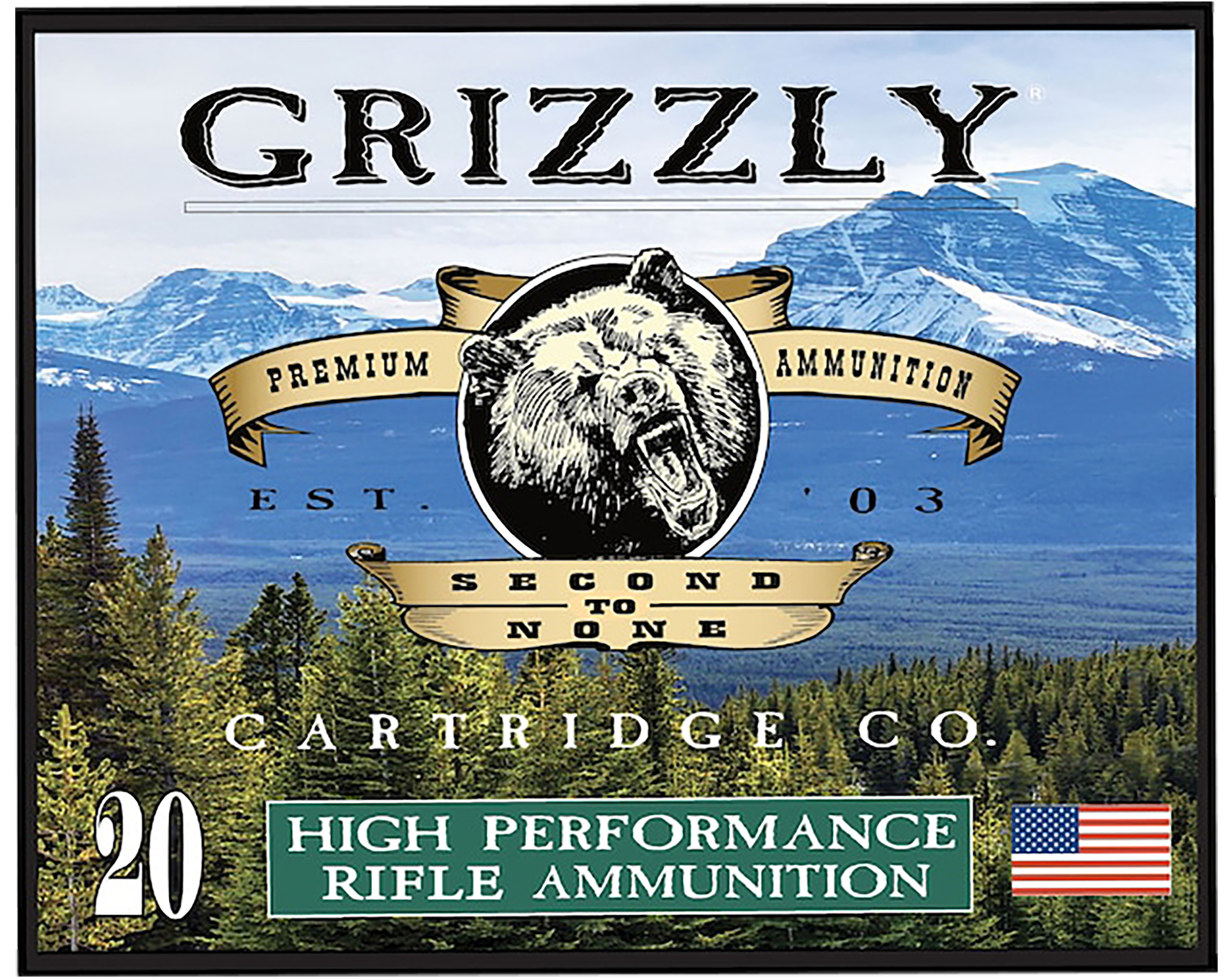 Grizzly Ammo GC45/70+P10   45-70Gov+P 525gr Full Metal Jacket Flat Point 20 Per Box/10 Case