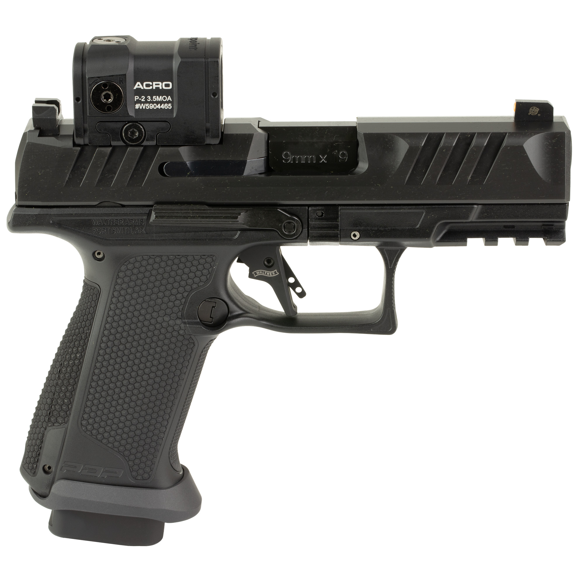 Walther PDP F-Series Pro ACRO Pistol 9mm 4" Black w/ACRO Optic 18 rd.