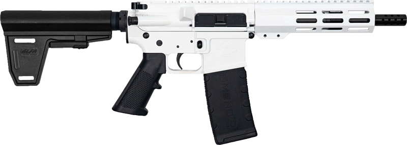 Great Lake Firearms GLFA AR15 Pistol 223 Rem 7.5 Inch 30 Rounds White