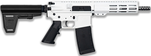 Great Lake Firearms GLFA AR15 Pistol 223 Rem/5.56 Nato 7.5 Inch White Finish