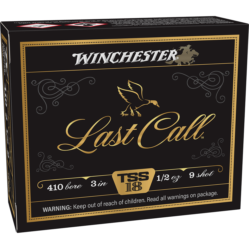 Winchester Last Call Waterfowl TSS Load 410 gauge TSS 1/2 oz 10 rounds