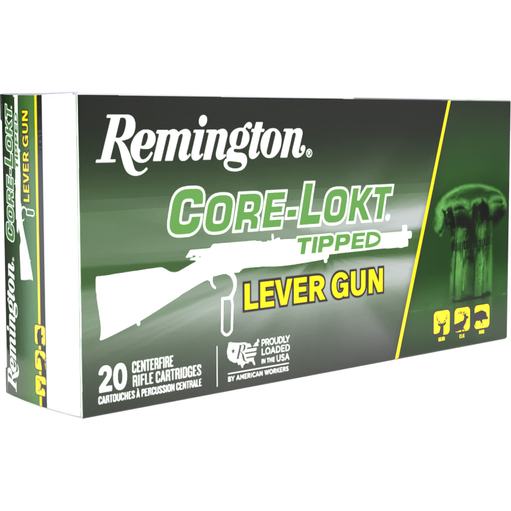 Remington, Core-Lokt, 30-30 Winchester, Core-Lokt Tipped, 150 Grain, 20 Rounds