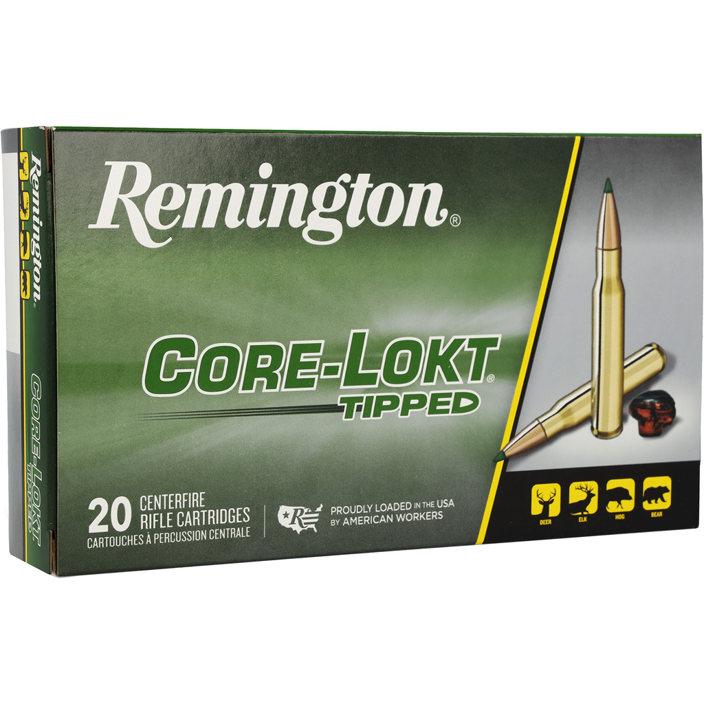 Remington Core Lokt Lever Gun, 300 Remington Ultra Magnum, Core Lokt Tipped, 180 Grain, 20 Rounds