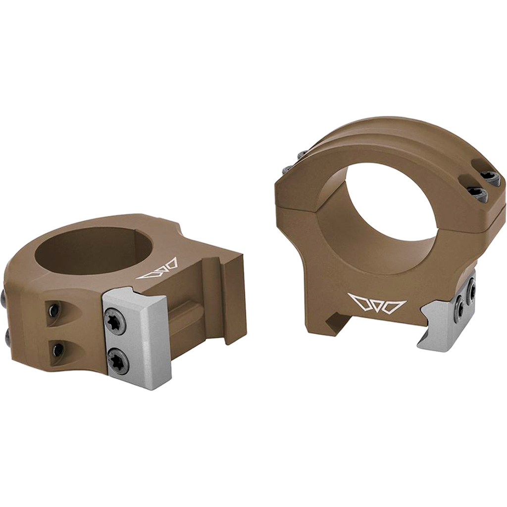 Warne Hyperlite 34mm Medium Scope Rings Dark Earth
