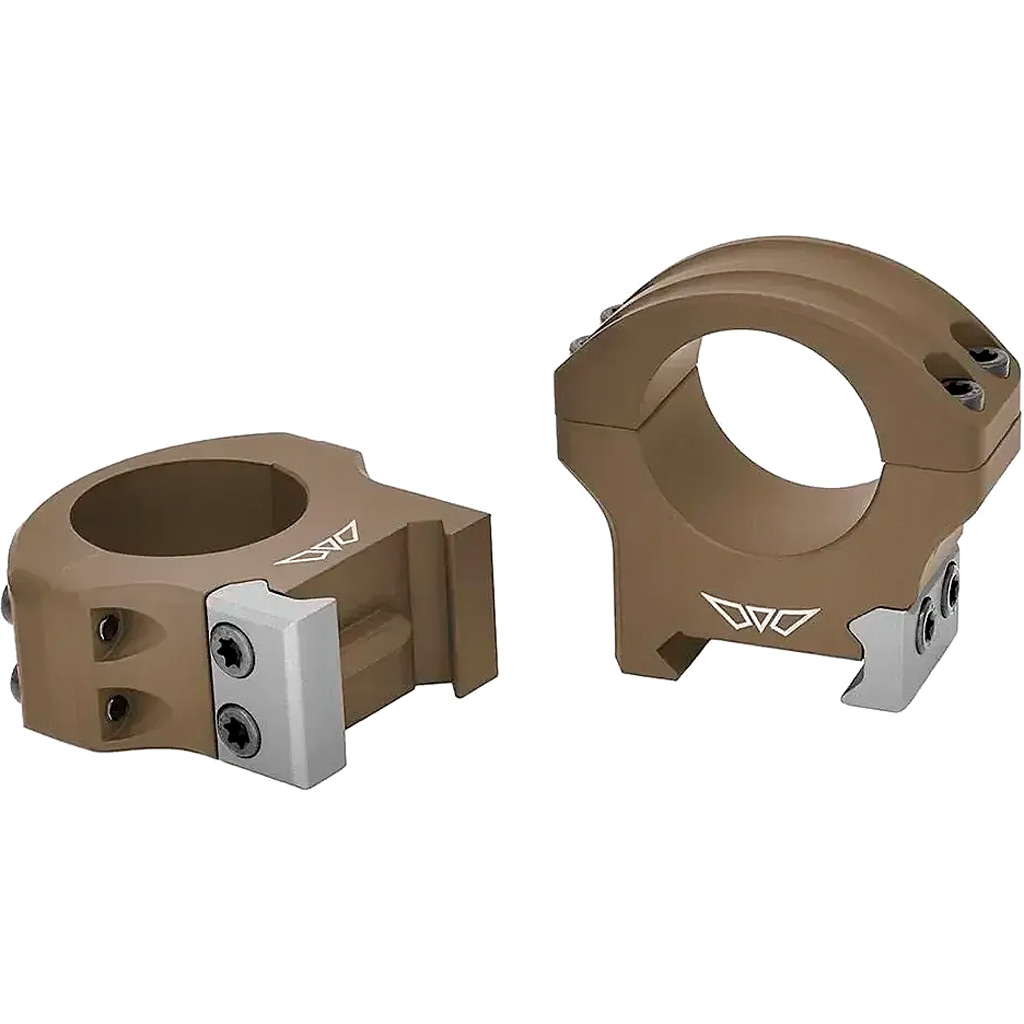 Warne Hyperlite Scope Rings Dark Earth 1 in Low