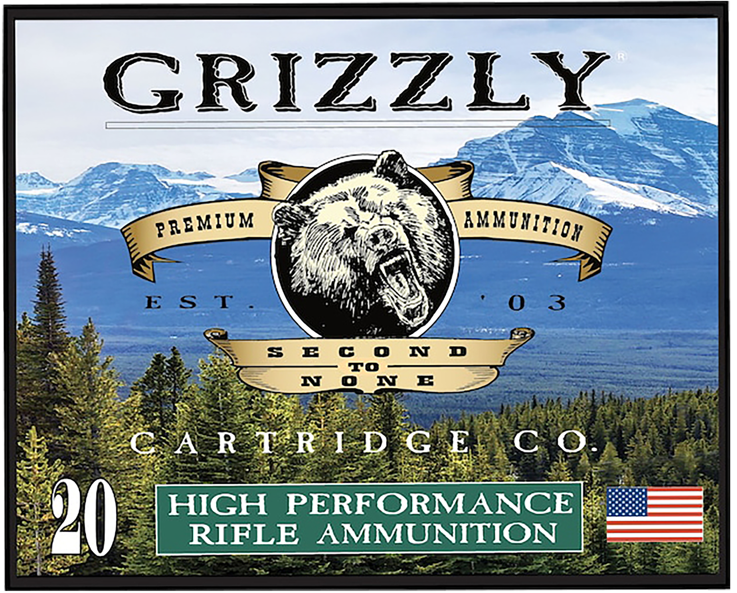 Grizzly Ammo GC357M15 357Mag 148gr Full Metal Jacket Flat Point 20 Per Box/10 Case