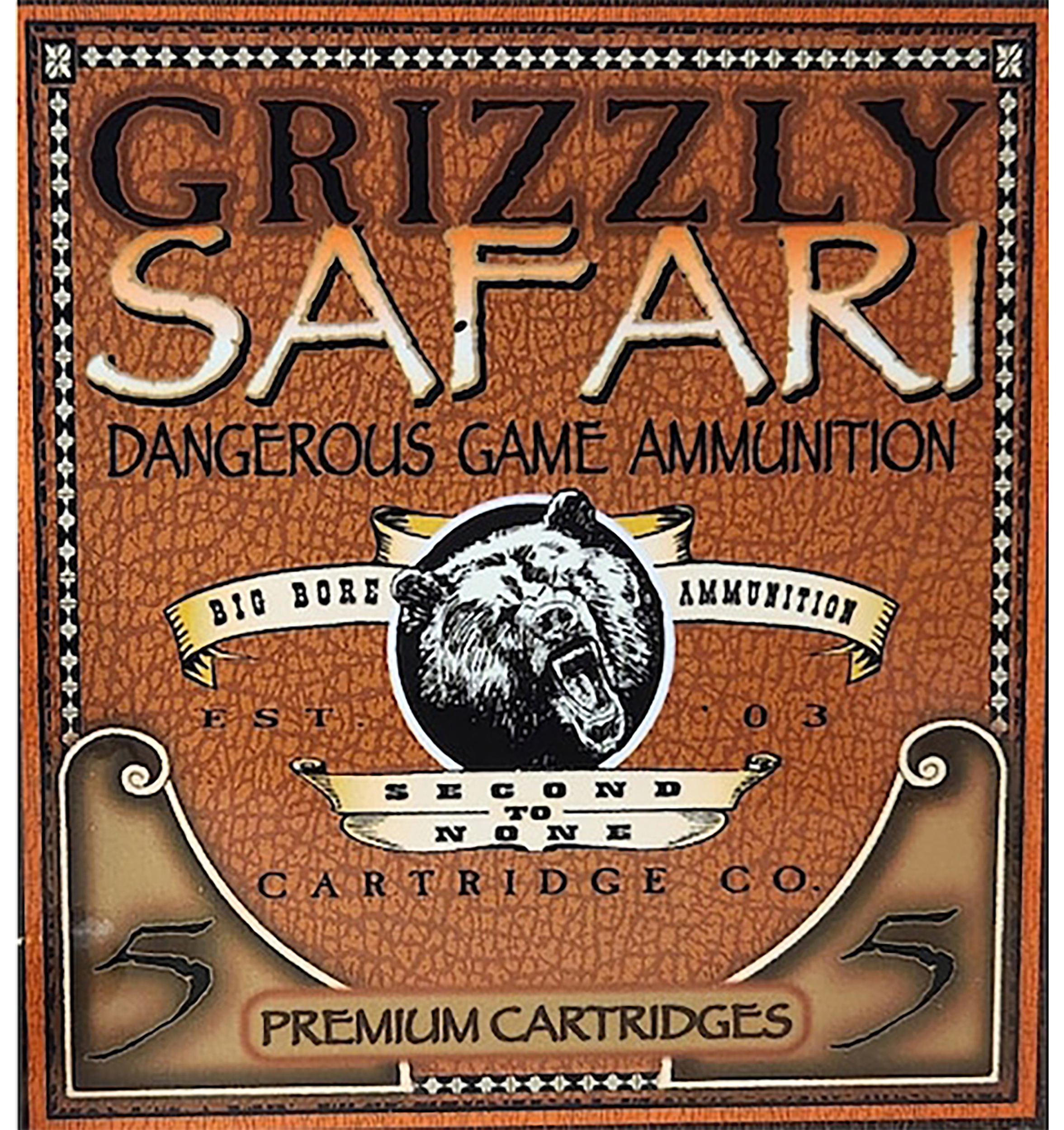Grizzly Ammo GC47NE1   470NitroExpress 500gr Triple Shock X 5 Per Box/10 Case