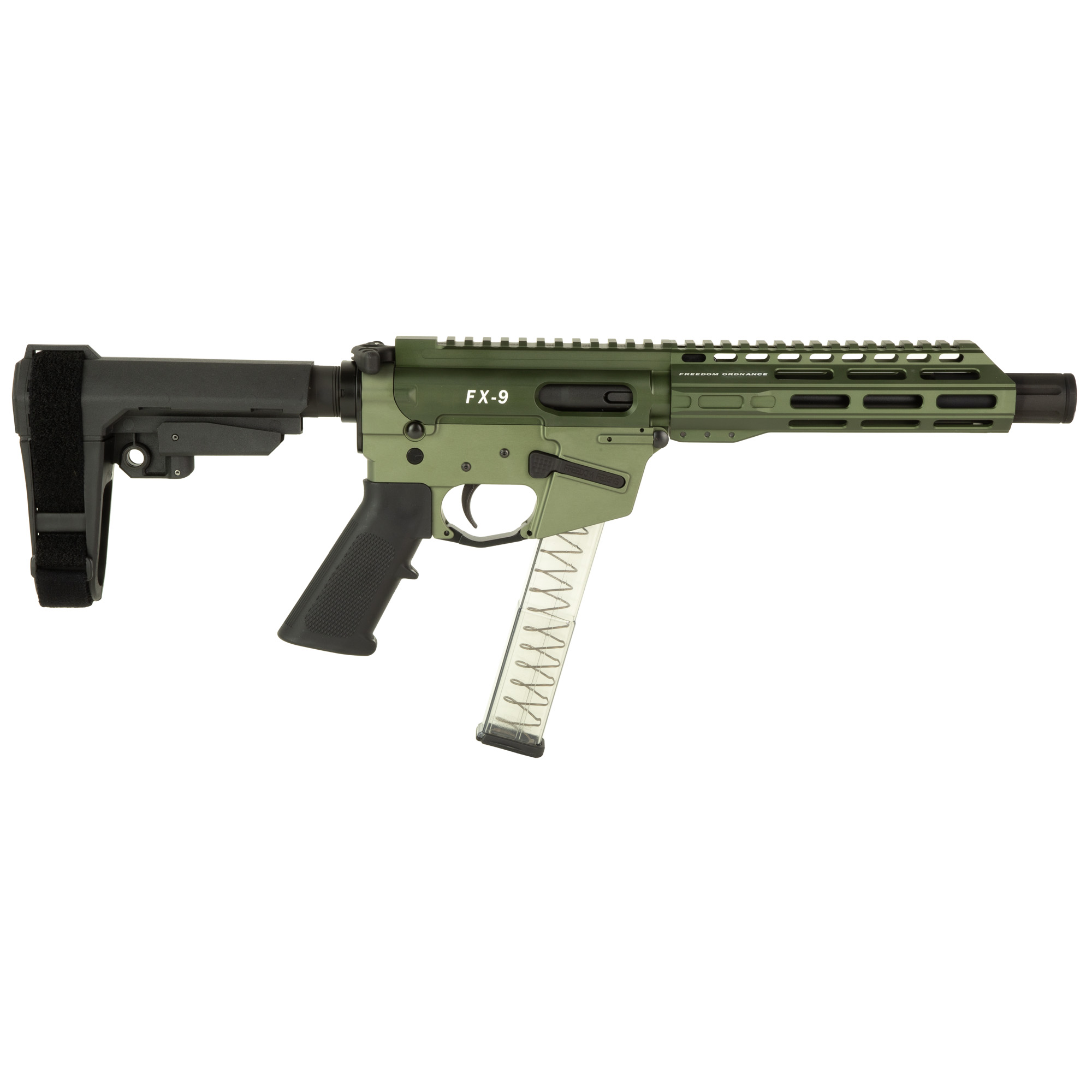 FREEDOM ORDNANCE FX9P8S-ODG FX9P  9mm Luger 31+1 8" OD Green