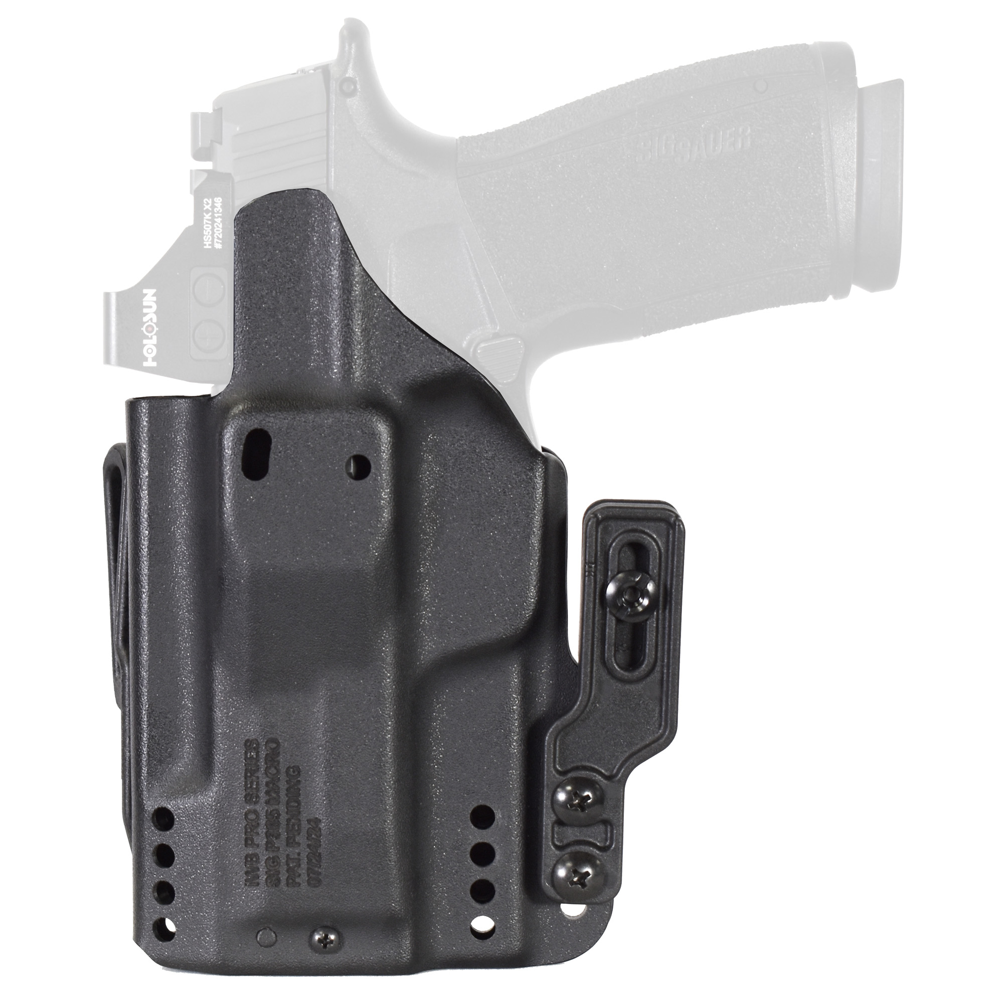 Mission First Tactical H8SIG6  Pro Series IWB Black Fits Sig P365-XMACRO Ambidextrous