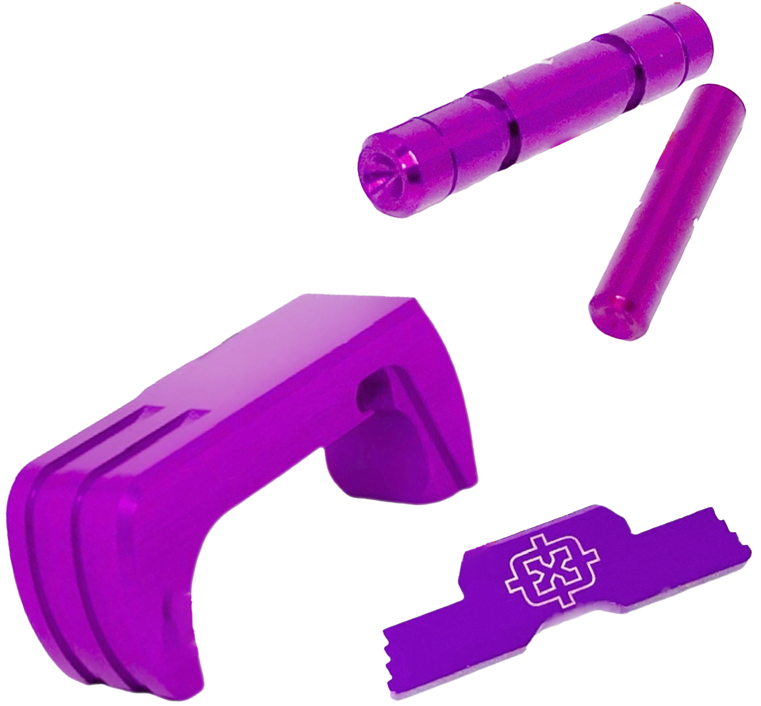 Cross Armory G43 3 Piece Kit Purple for Glock 43 Action Parts