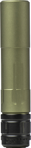 Aero Precision Tephra-22 Suppressor 22 LR to 5.7x28 5.4 Length 1.1 Diameter Black Nitride
