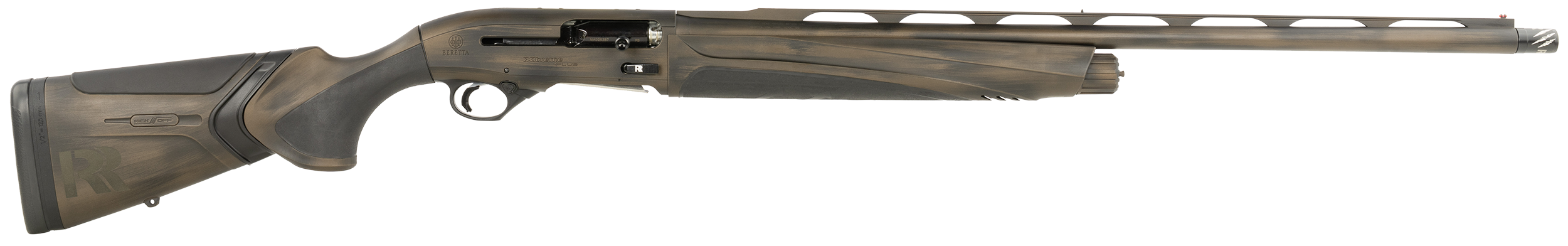 Rob Roberts Gun Works SS590RR Beretta A400  12 Gauge Hidden Lake Distressed Cerakote Vent Rib Barrel & Receiver, Hidden Lake Fixed Stock,