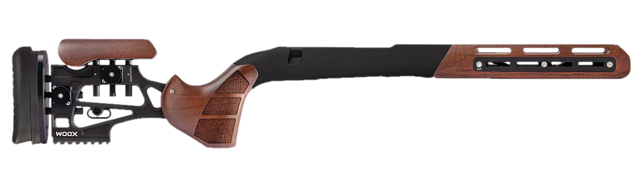 WooX Furiosa Chassis Walnut Aluminum Wood Fits Tikka T3 T3X CTR Bolt Action