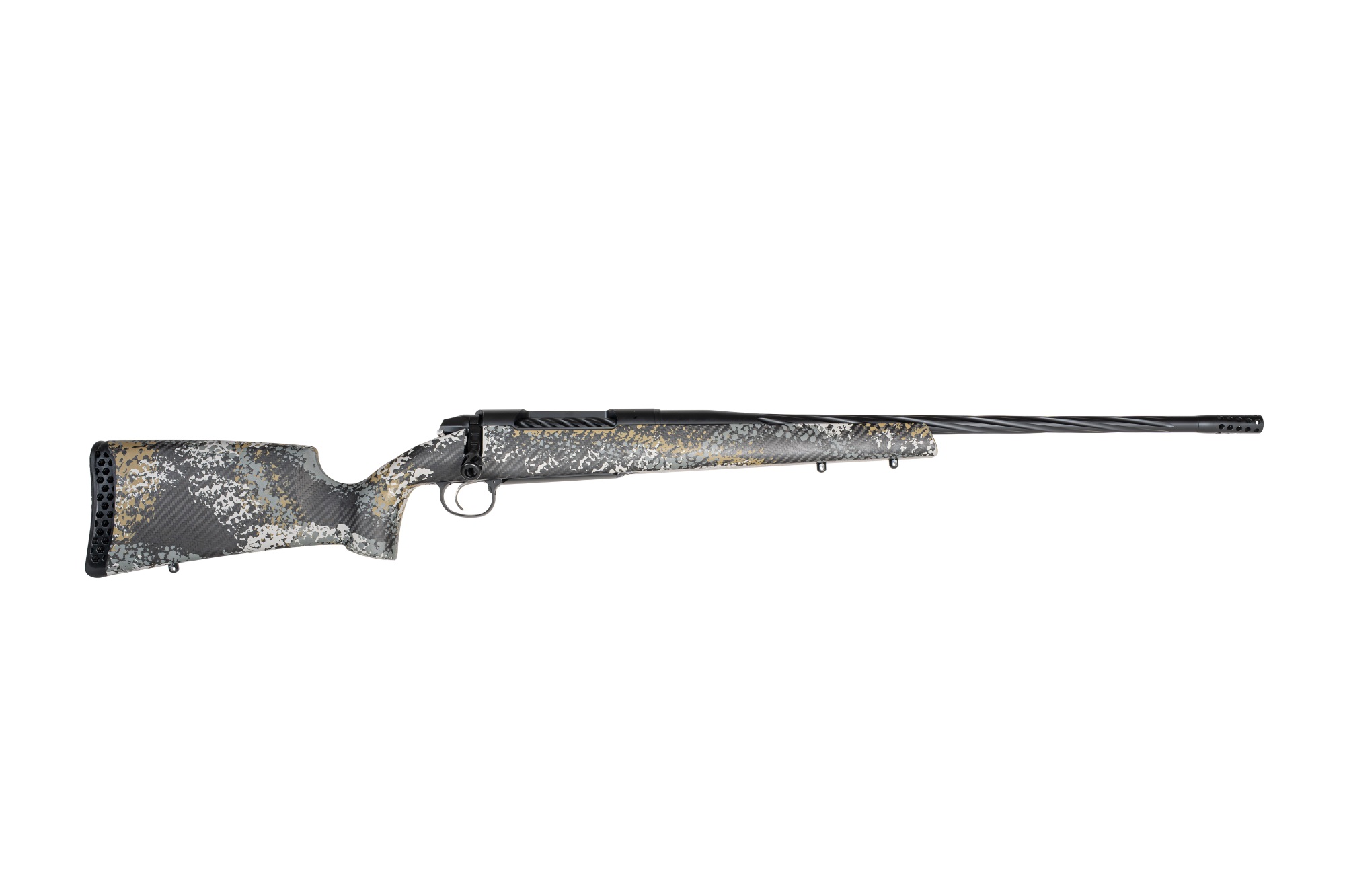 Weatherby Model 307 300 Winchester Magnum 22 Inch Spiral Fluted Barrel Graphite Cerakote