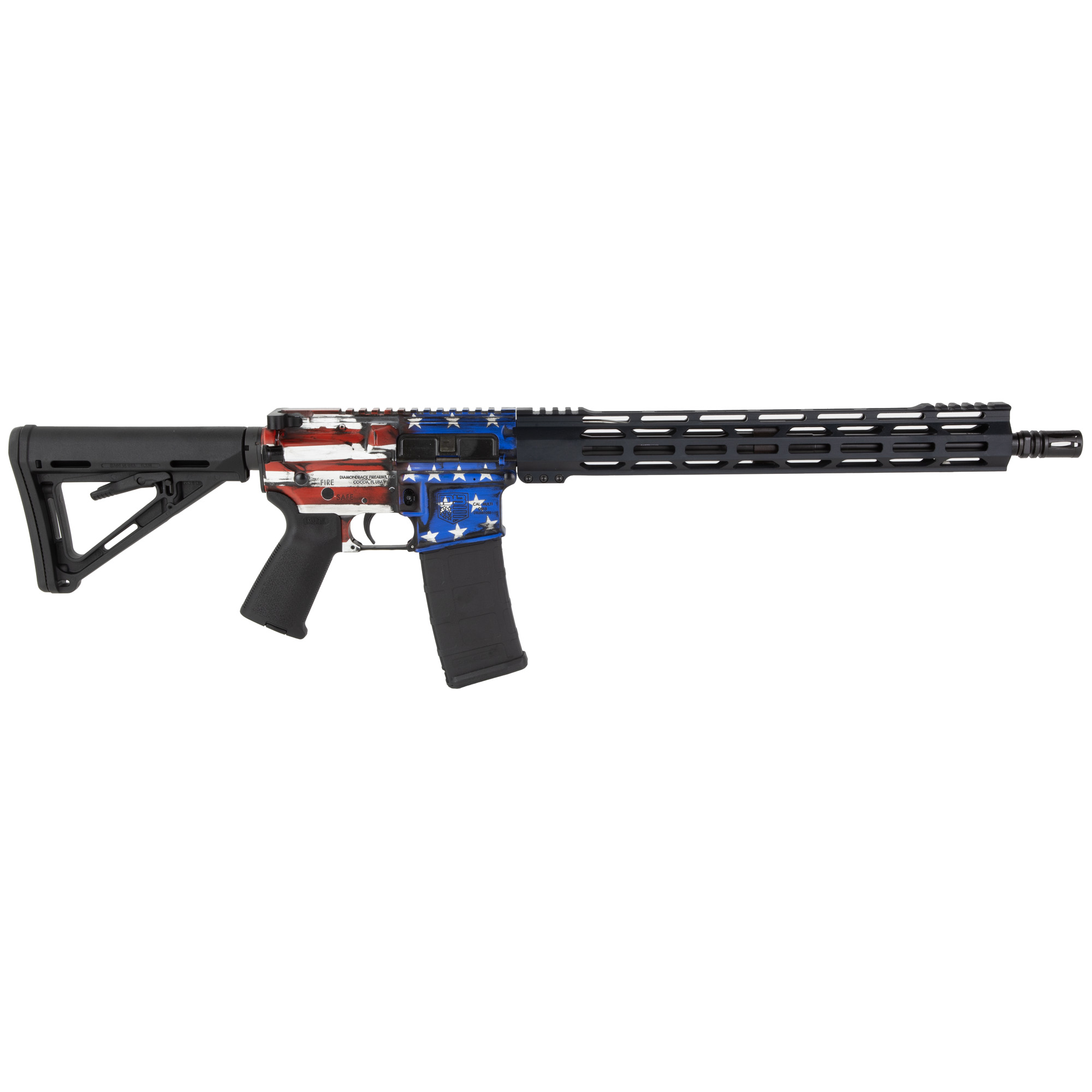 Diamondback DB15 5.56x45 NATO 16in 30rd Flag M-LOK Matte Finish