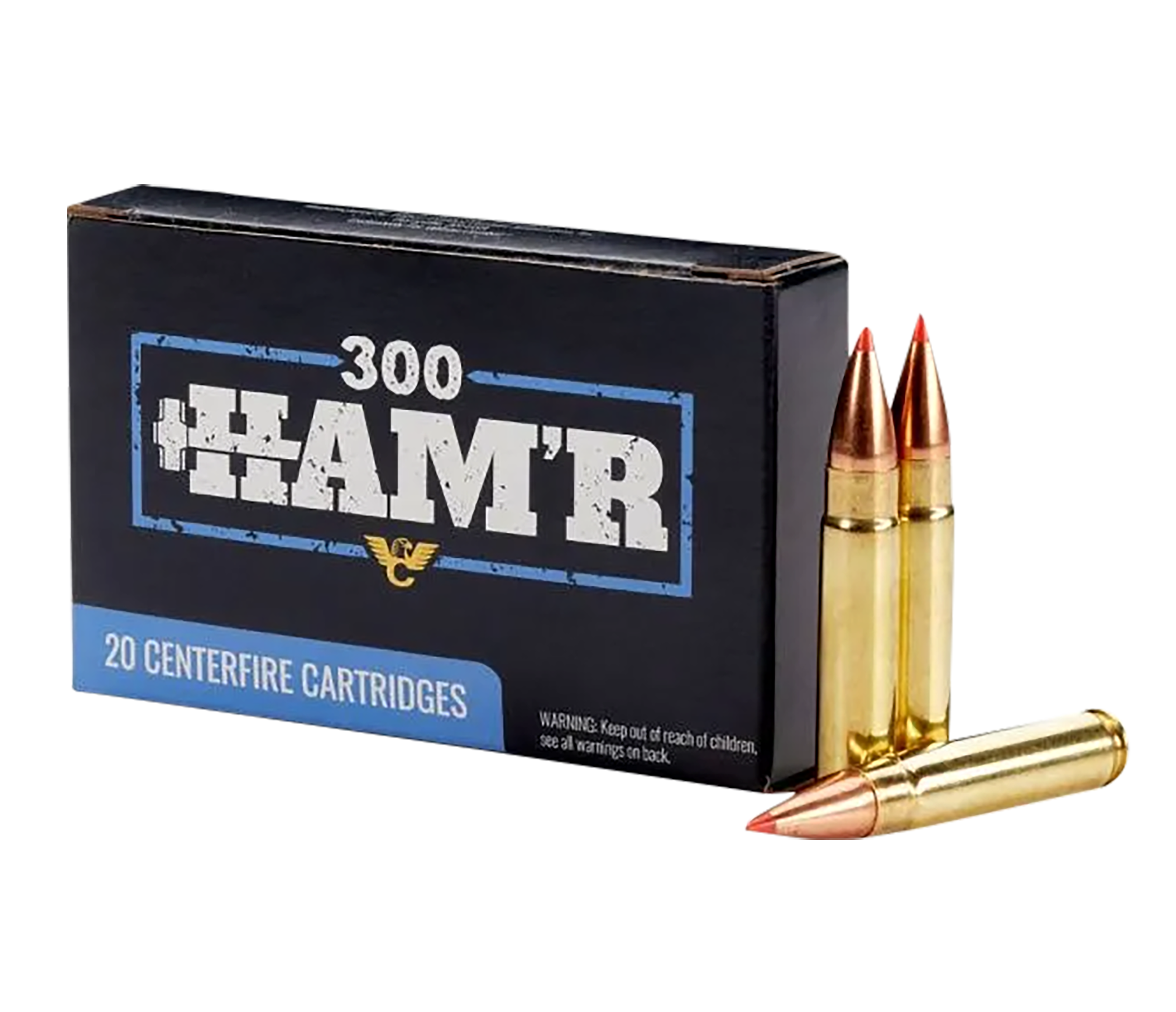 Wilson Combat A300 HMR 300 Ham'r V-Max 110 Grain 20 Rounds