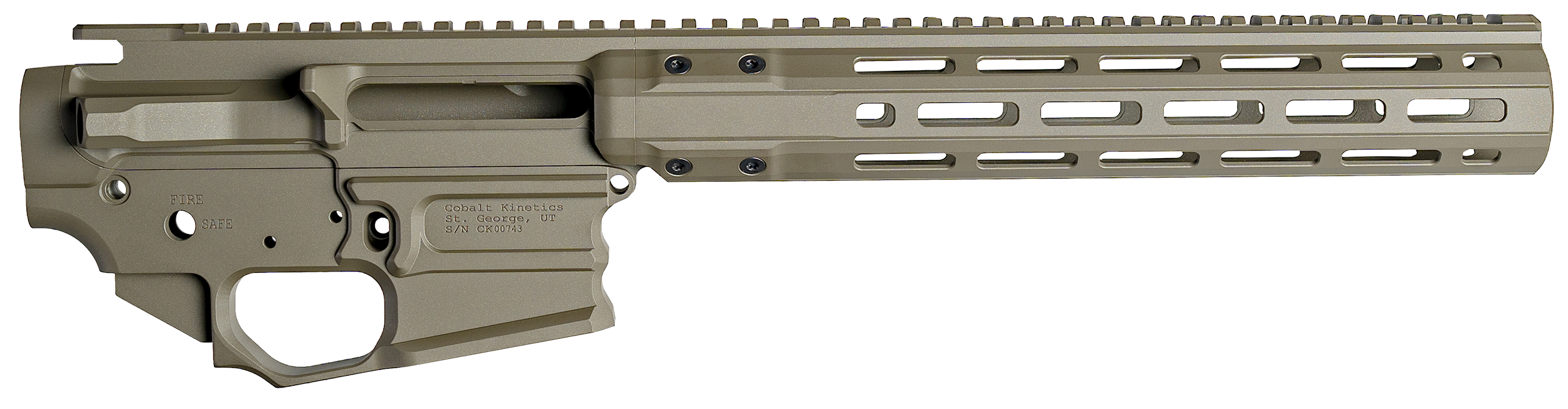 Cobalt Kinetics CKPROSET675FDE CK-Pro Receiver Set 6.75" FDE