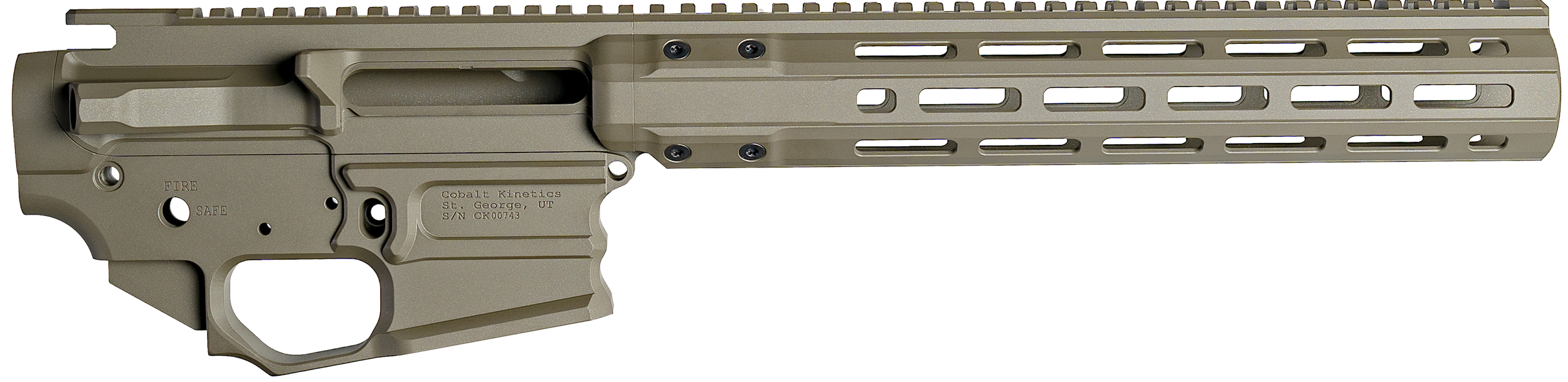 Cobalt Kinetics CKPROSET98FDE CK-Pro Receiver Set 9.8" FDE