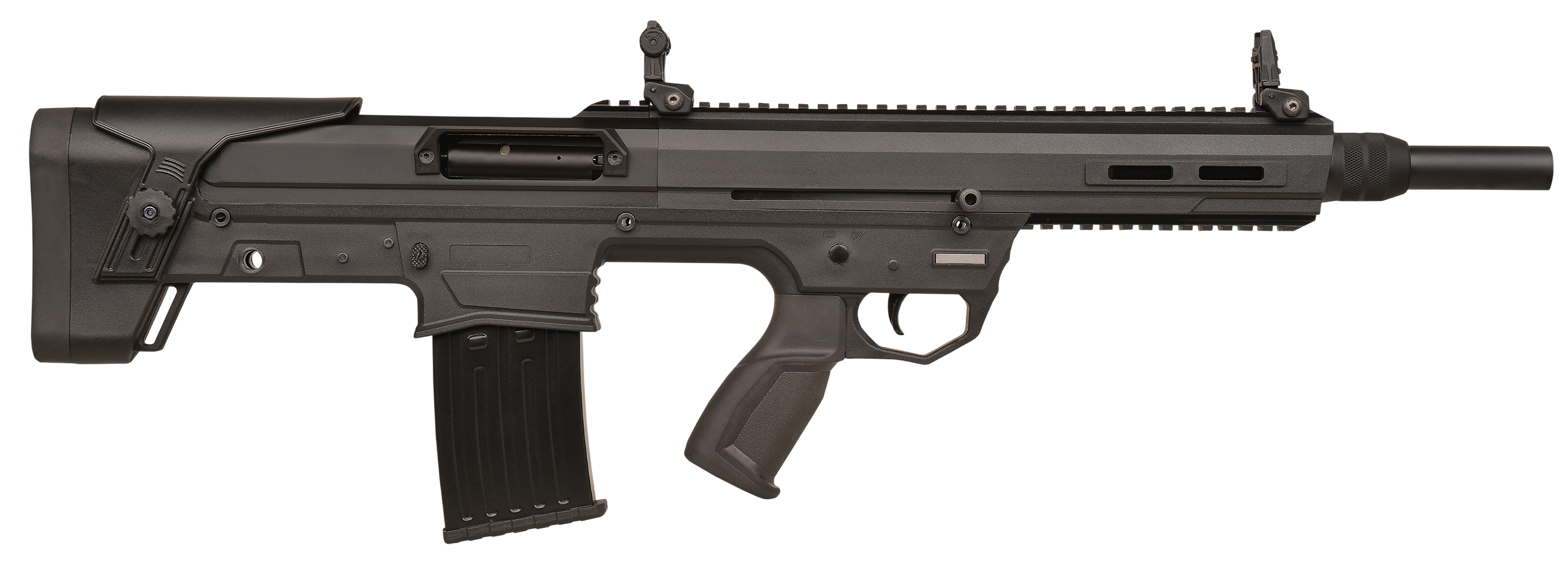 Gforce Arms GFBP12NS GFBP  12 Gauge Semi-Auto 3" 5+1 18.50" Black Black Picatinny Rail Aluminum Receiver, Black Bullpup w/Pistol Grip, Aluminum Stock, Black Rubber Grip