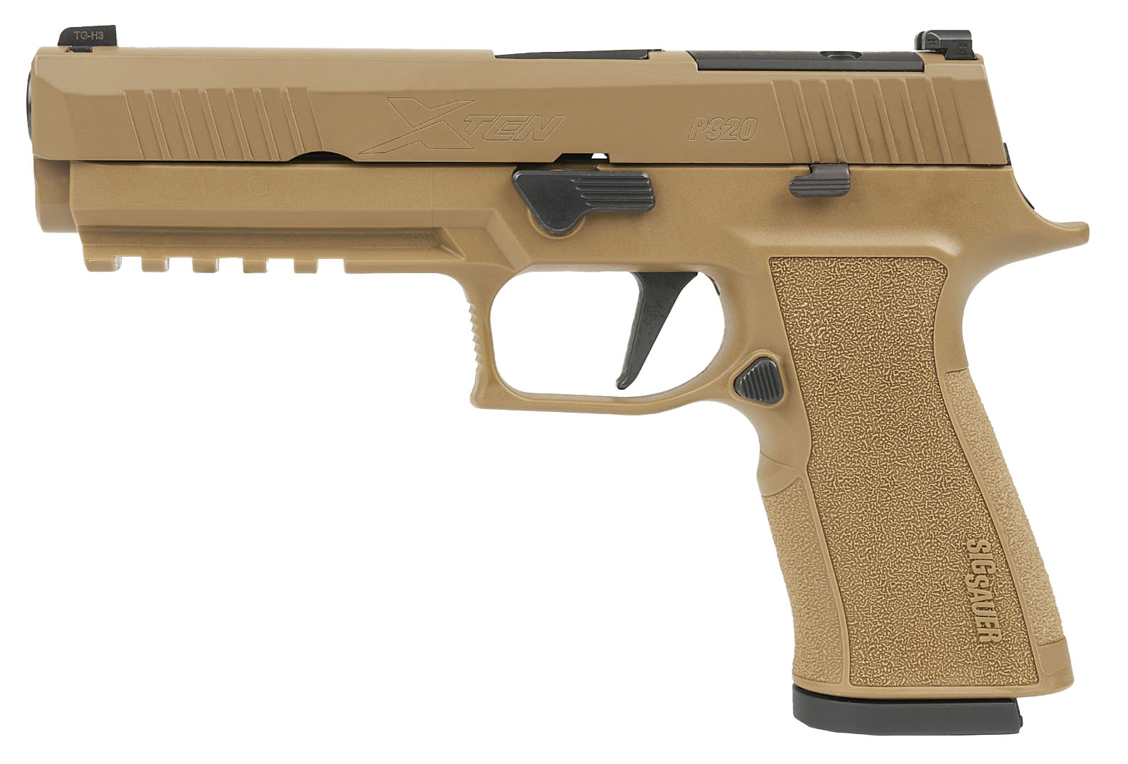 Sig Sauer P320 X-Series 10mm Auto 5 in 15rd Coyote Brown Optic Ready