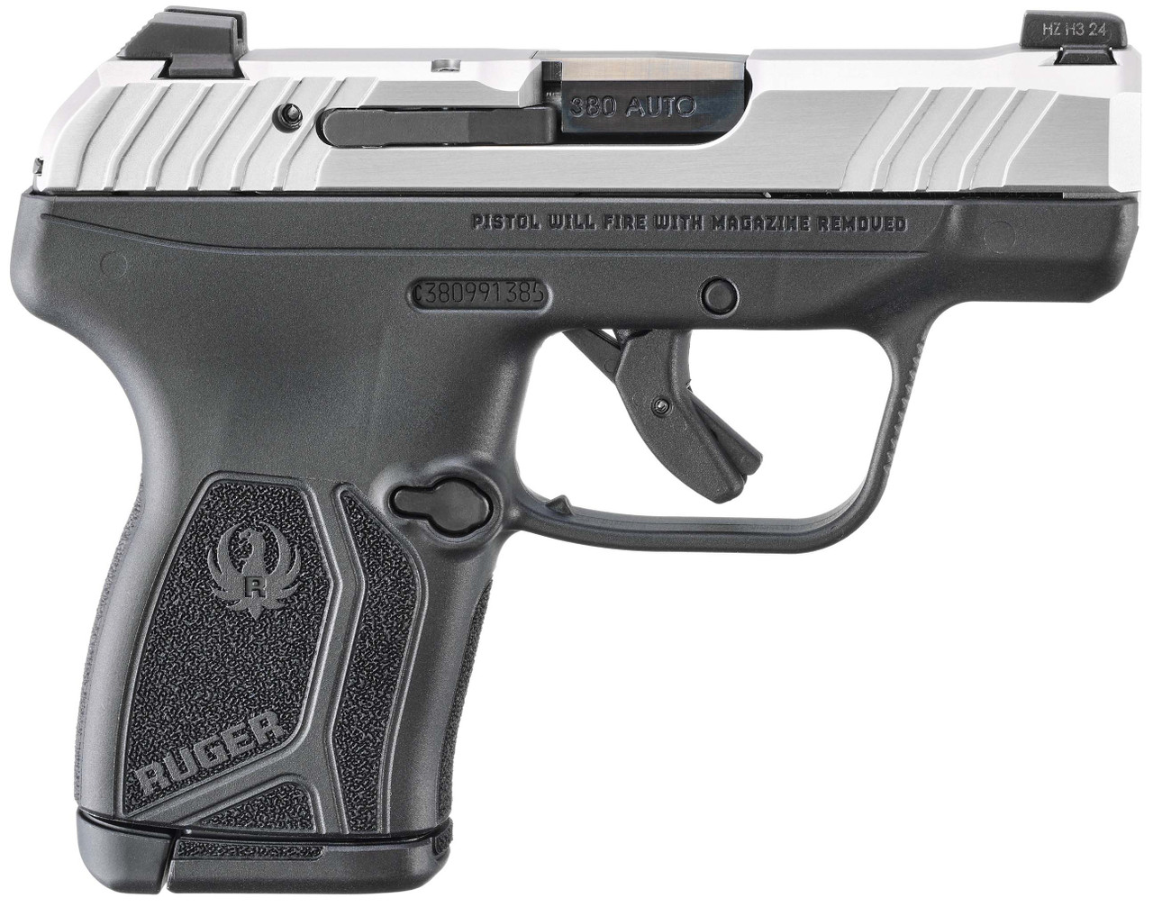 Ruger Lcp Max 380 Acp 2.8in 10+1 Matte Stainless Slide Polymer Frame