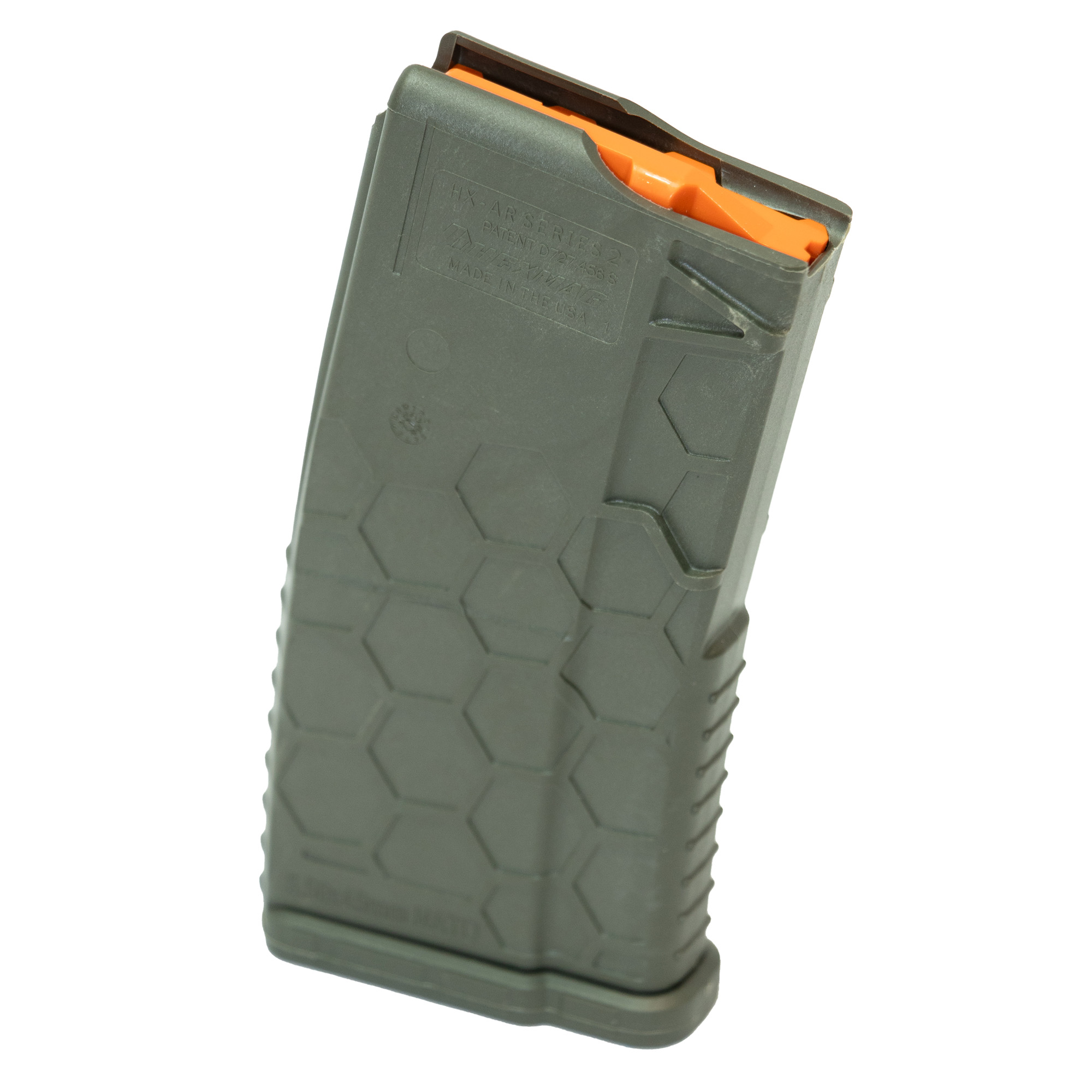 Hexmag Magazine Shorty 20 Round Olive Drab Green 223 Remington 556NATO AR15