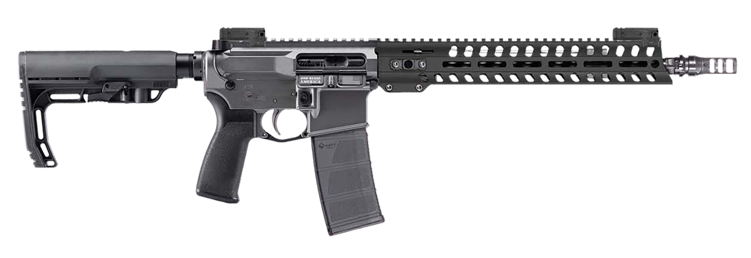 Patriot Ordnance Factory P-15 Rotr 300 AAC Blackout 13.75 in 30rd Tungsten