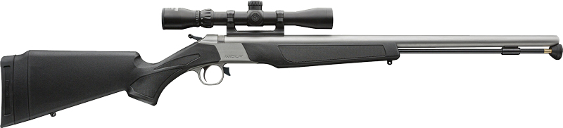 Cva Wolf Blk 50cal 24 Ss Scope