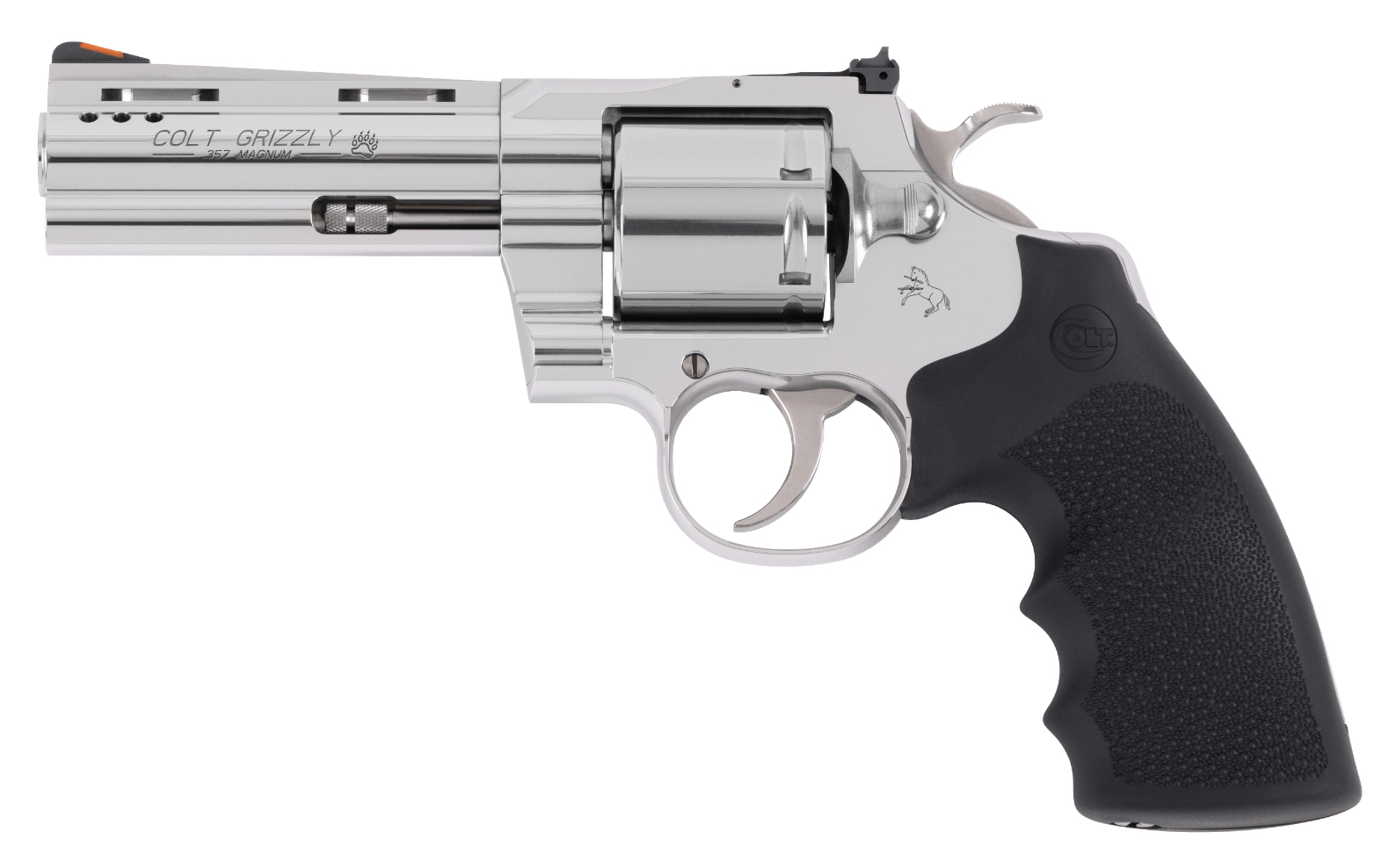 Colt Clt Grizzly 357 Magnum 4.25in 6 Rounds Stainless Steel Ported Unfluted