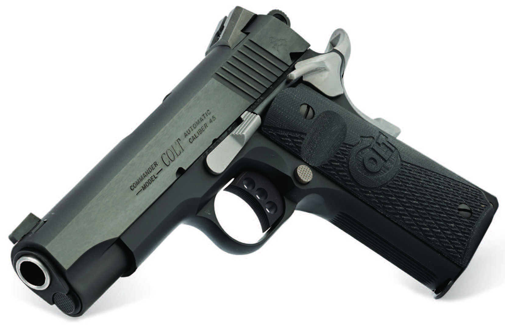 Colt Night Commander 45 ACP 4.25" 8rd G10 Novak Night Sights Pistol